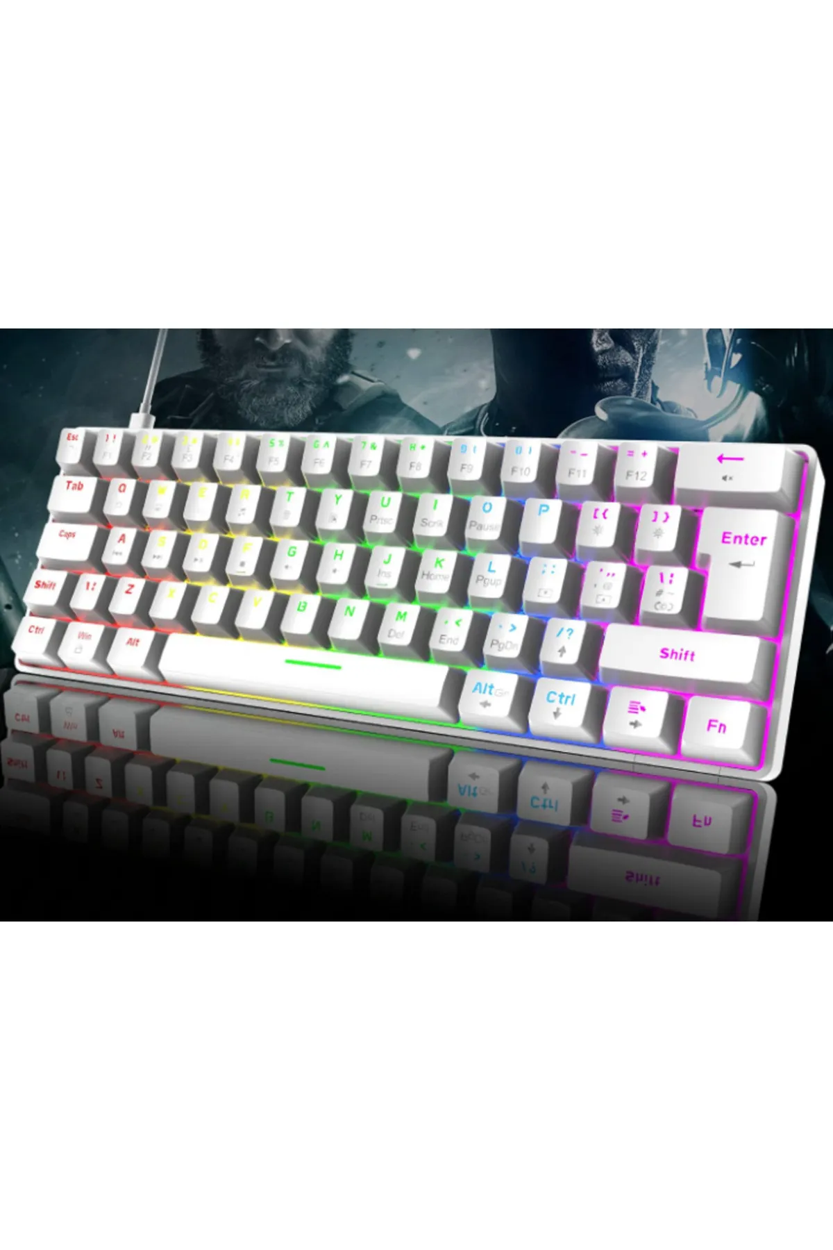 MAMBASNAKE Rgb %60 Mini Mekanik Oyun Klavyesi