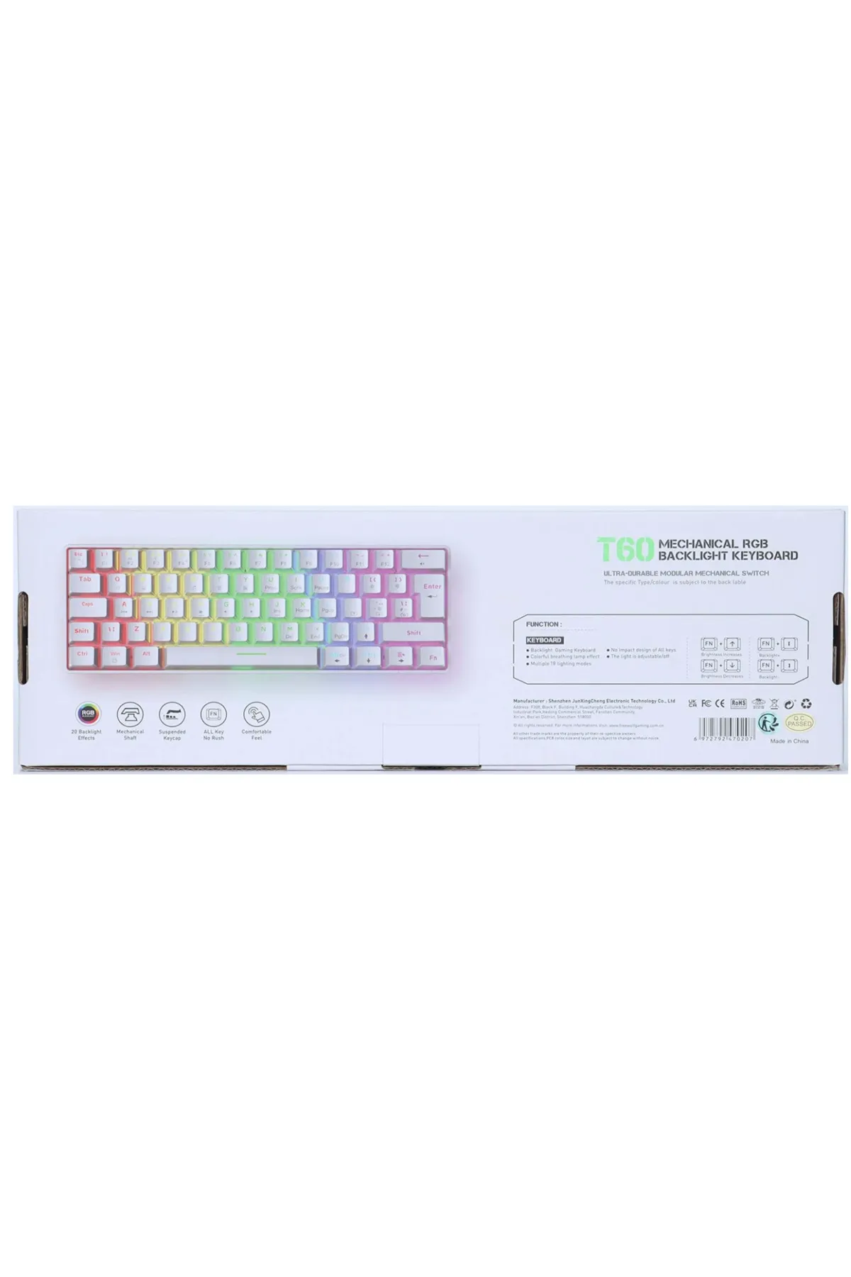 MAMBASNAKE Rgb %60 Mini Mekanik Oyun Klavyesi