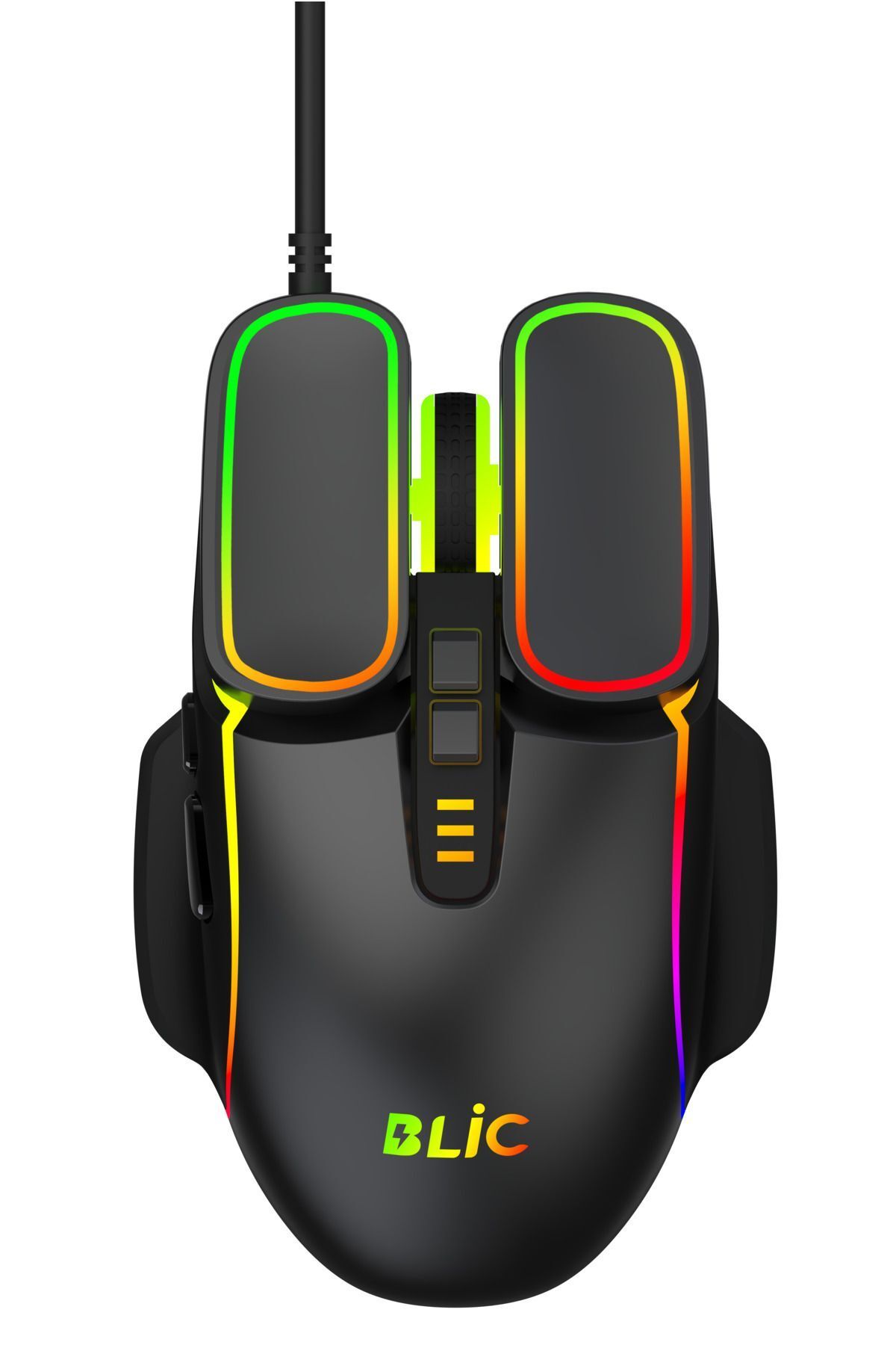 Sarftech Rgb 7 Macro Tuşlu Siyah Oyuncu Gaming Mouse 3600 Dpi Siyah Gaming Mouse