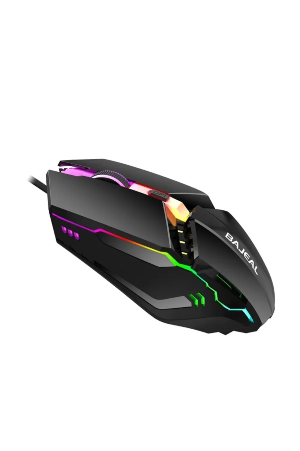 HOBİPİX Rgb Işıklı 1,5 mt Kablolu 4 Tuşlu Gamer Oyuncu Mouse 1600 dpi