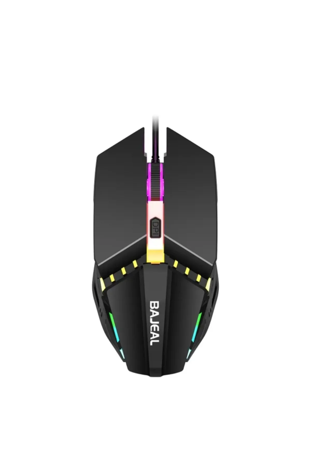 HOBİPİX Rgb Işıklı 1,5 mt Kablolu 4 Tuşlu Gamer Oyuncu Mouse 1600 dpi