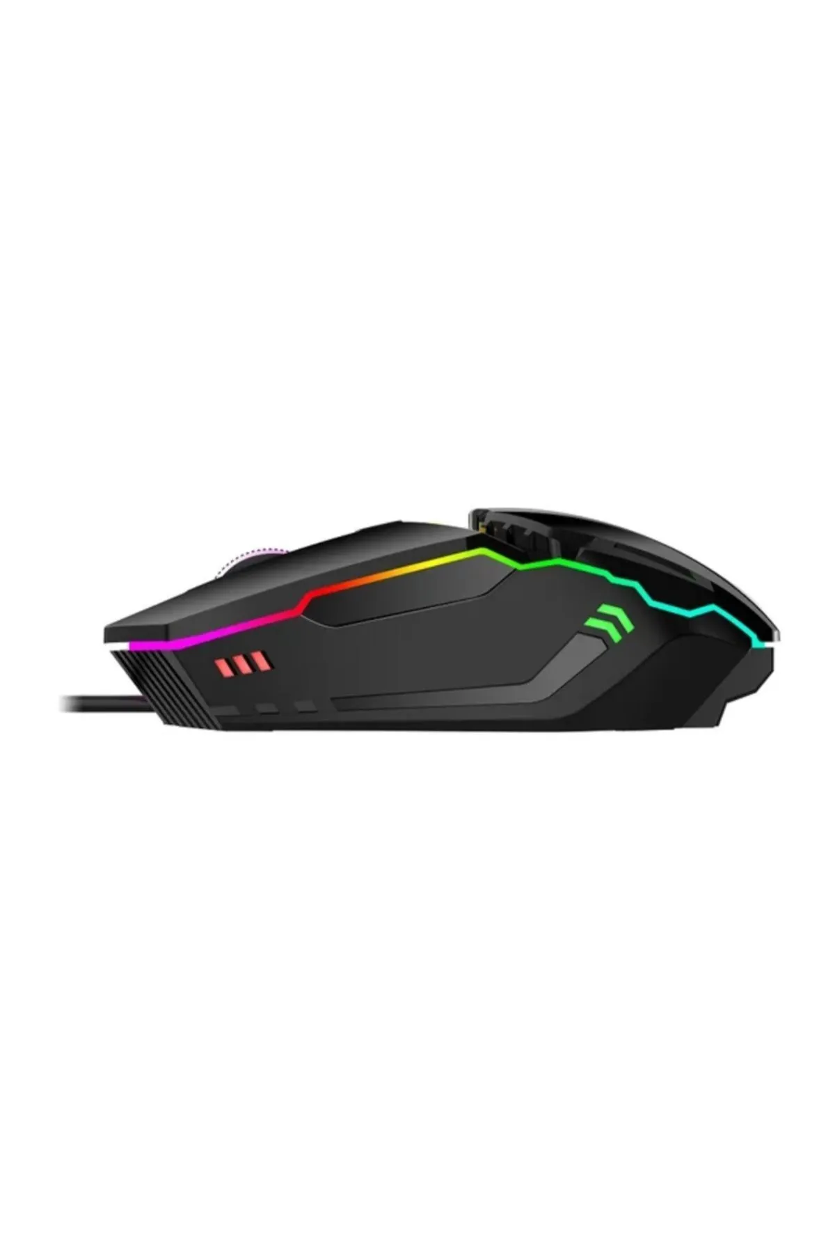 HOBİPİX Rgb Işıklı 1,5 mt Kablolu 4 Tuşlu Gamer Oyuncu Mouse 1600 dpi