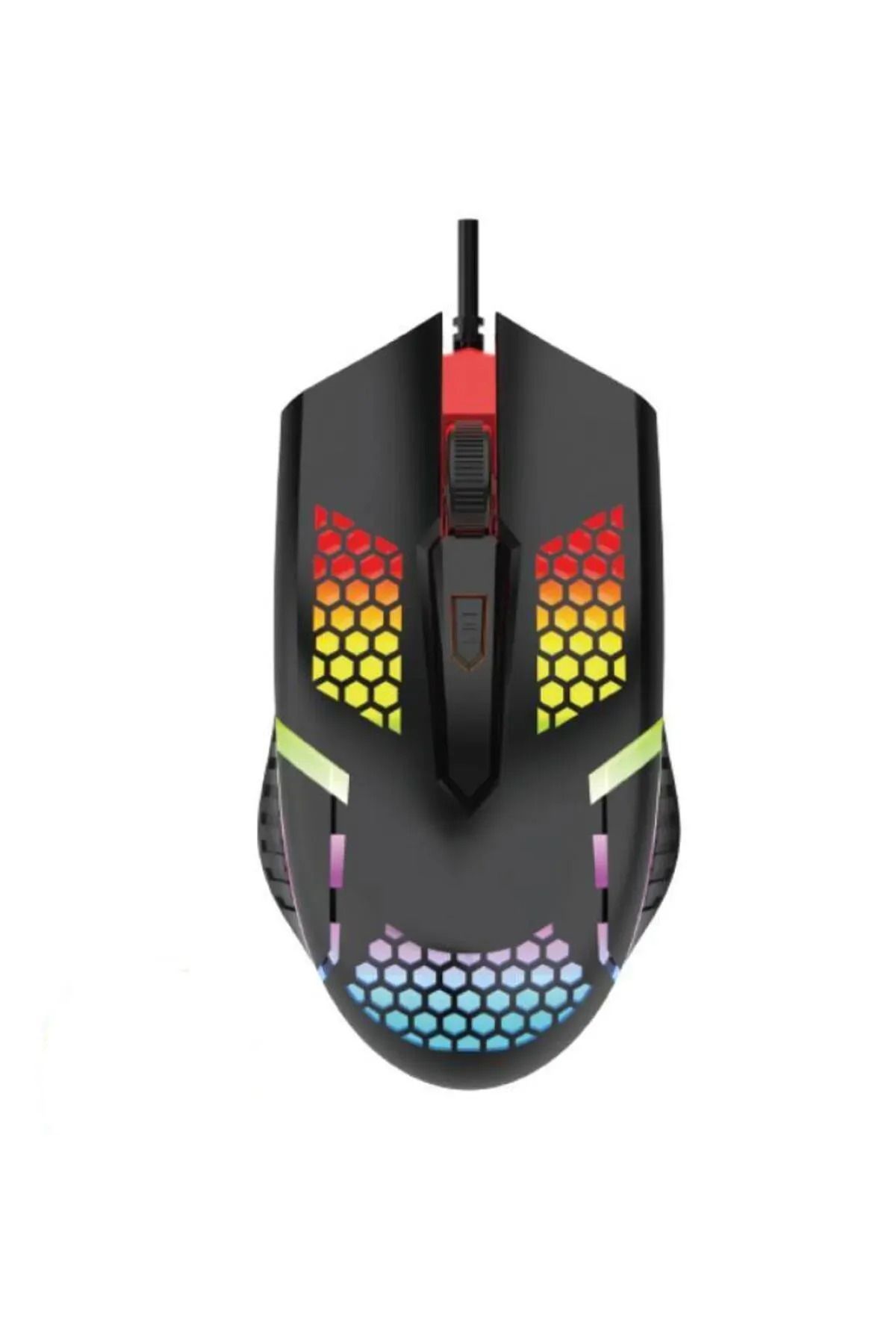 YGT RGB Işıklı 7200 DPI Kablolu Gamer Oyuncu Mouse Siyah