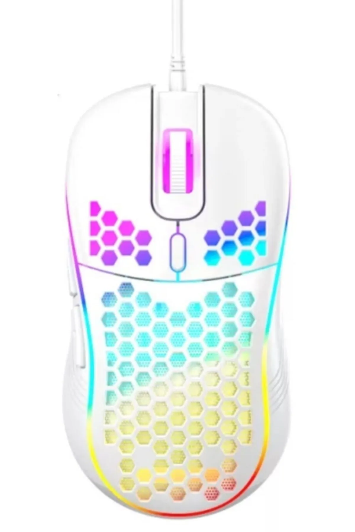 JUNGLEE Rgb Led Işıklı Oyuncu Mouse Gaming 800-2400 Dpi 0 Oyun Mouse Mat Siyah En Yeni 440583