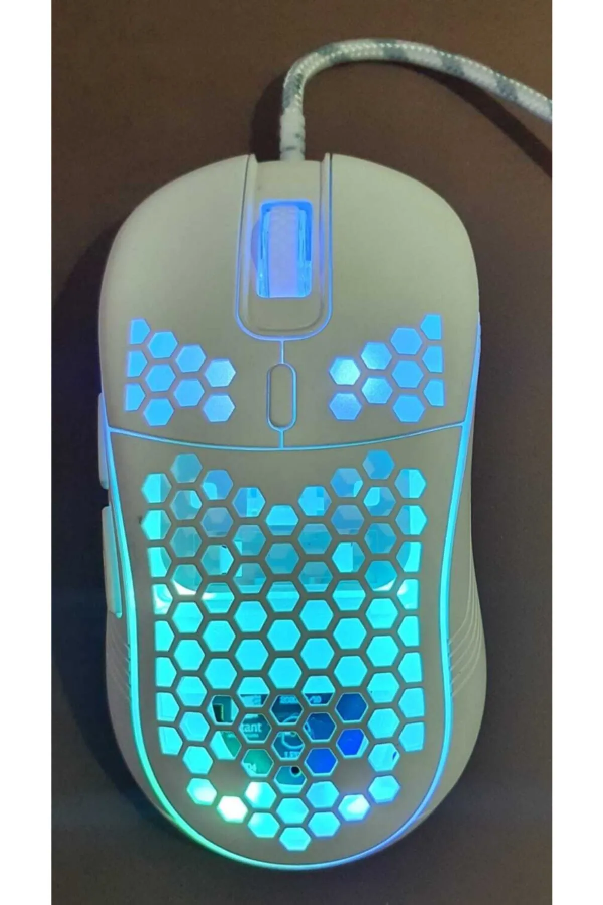 JUNGLEE Rgb Led Işıklı Oyuncu Mouse Gaming 800-2400 Dpi 0 Oyun Mouse Mat Siyah En Yeni 440583