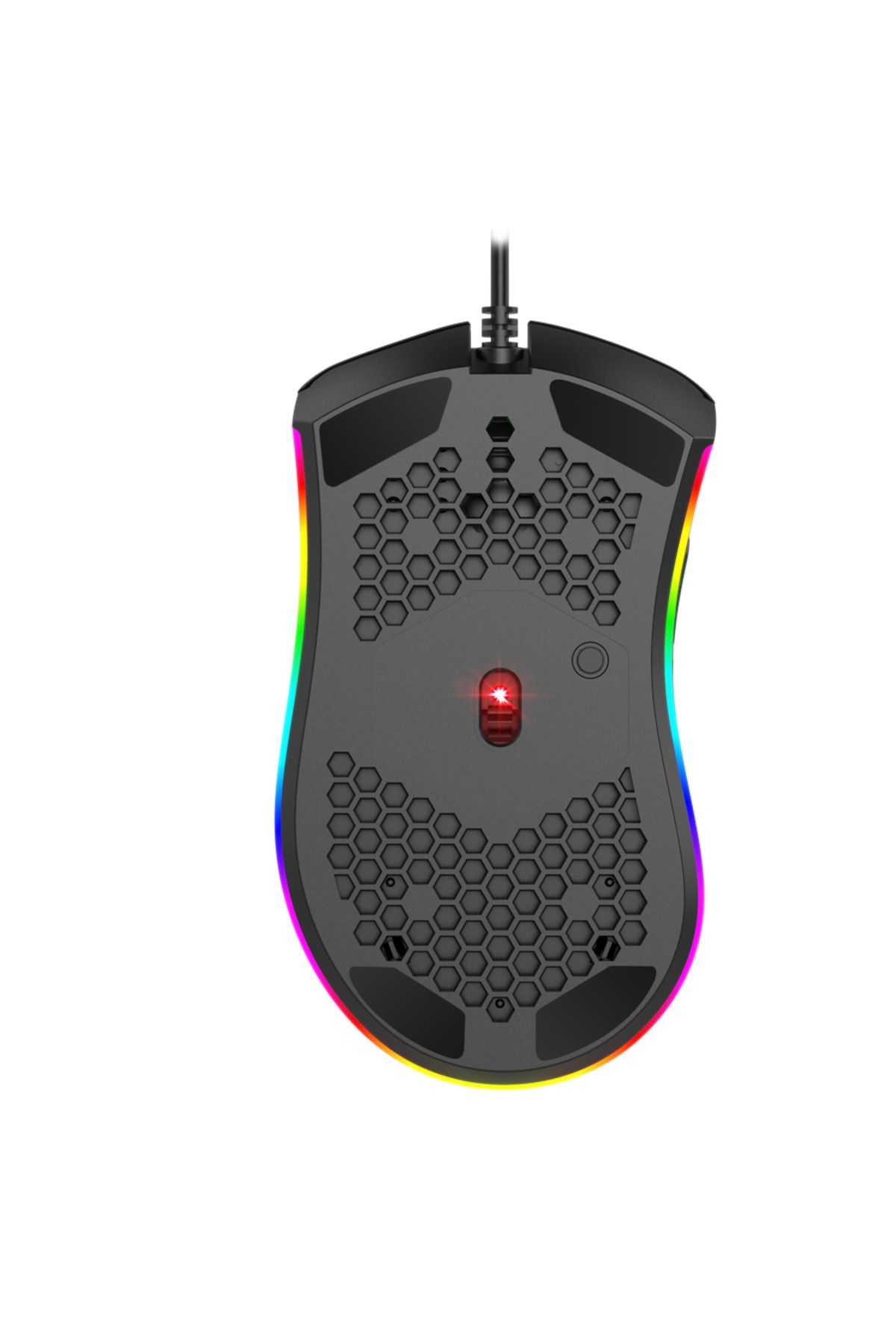 Canpay RGB LED Işıklı, Profesyonel Makro Gaming Oyuncu Mouse Ağırlık Ayarlama Özel Ateş Tuşlu Özelliği