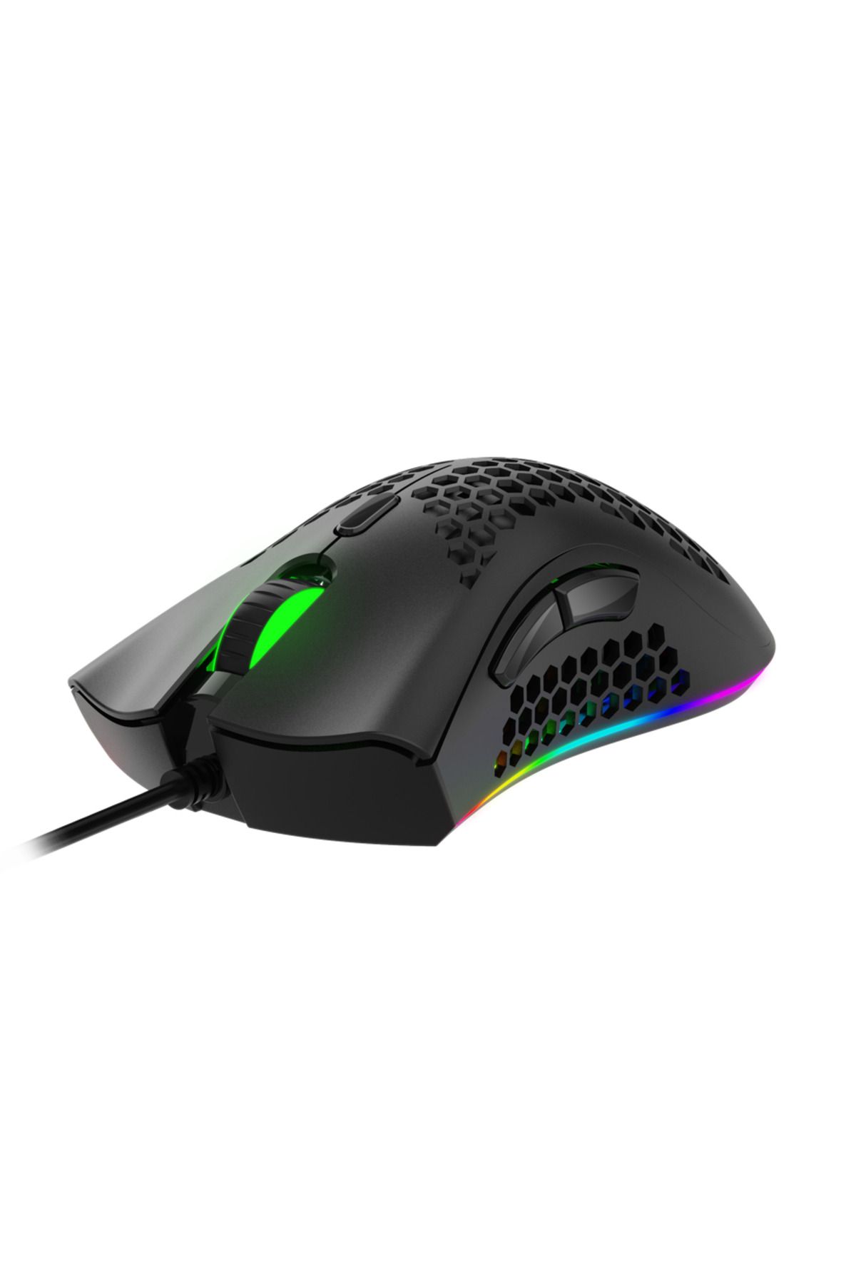 Canpay RGB LED Işıklı, Profesyonel Makro Gaming Oyuncu Mouse Ağırlık Ayarlama Özel Ateş Tuşlu Özelliği