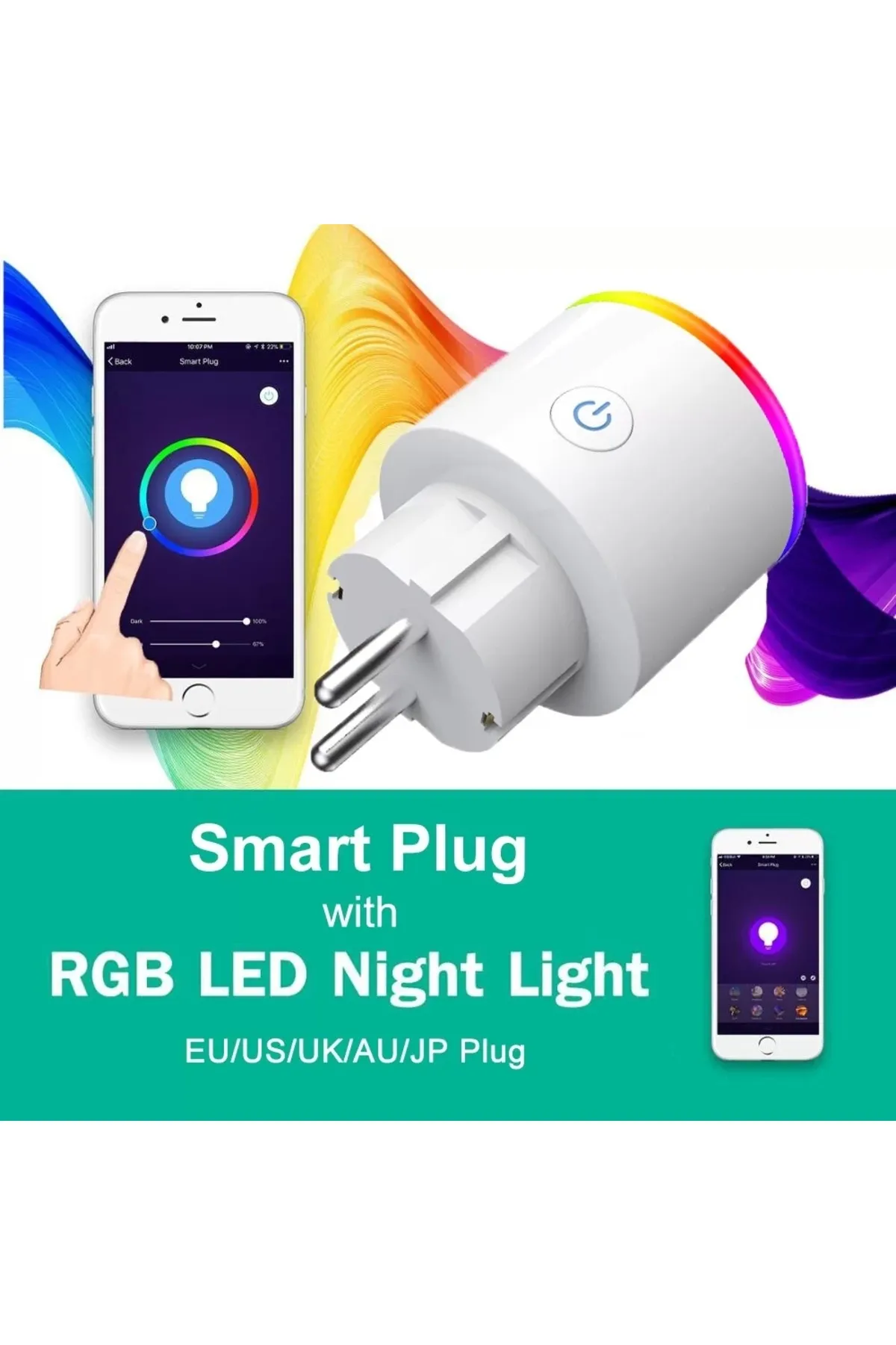 Blackbird Game Center Rgb Ledli 3680w Akıllı Wi-fi Kontrollü Priz Fsm2