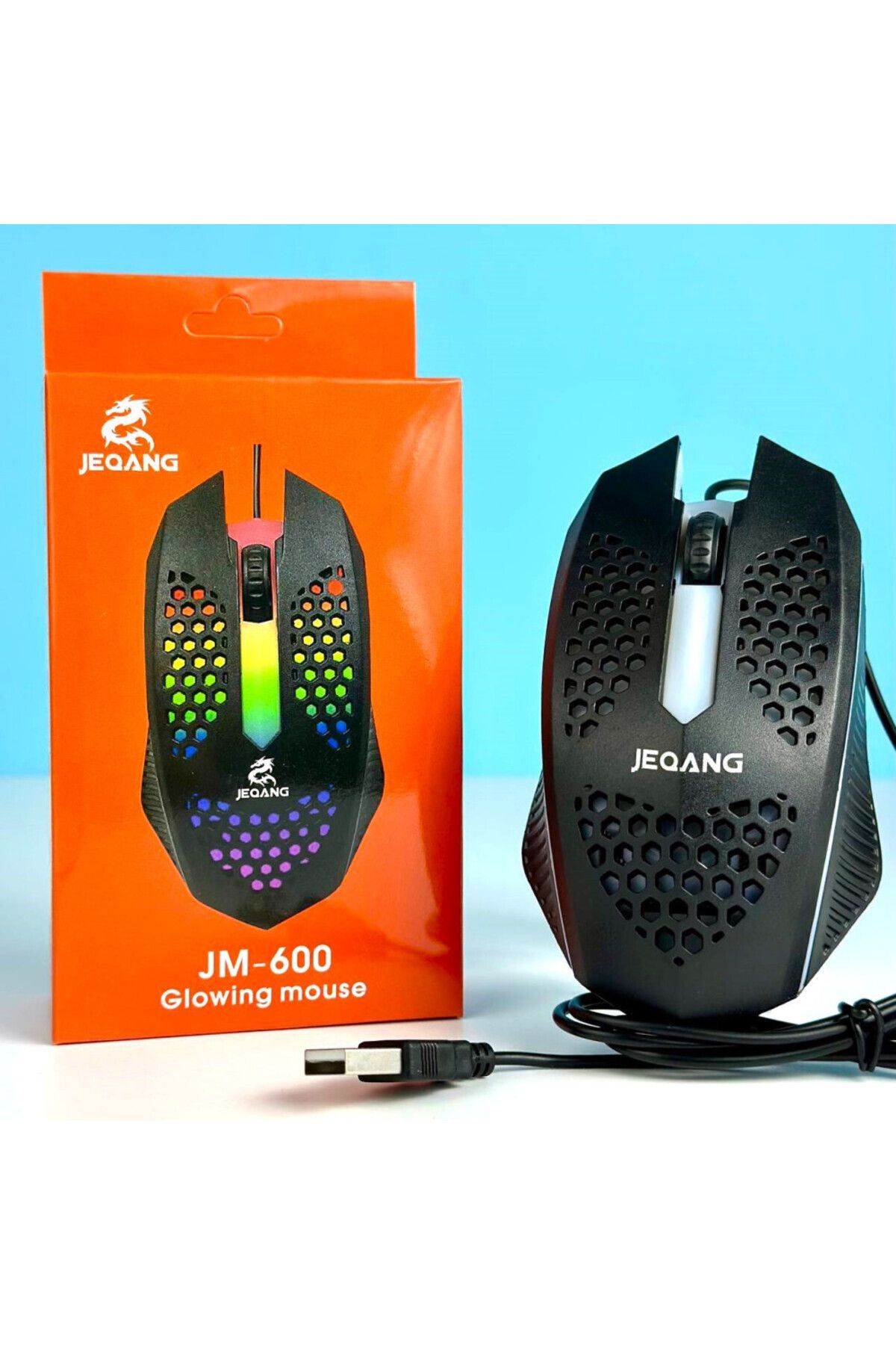 MMPSHOP RGB Ledli Gaming Gamer El Havanlandırmalı Terletme Yapmaz Dpı Ayarlı Oyuncu Mause