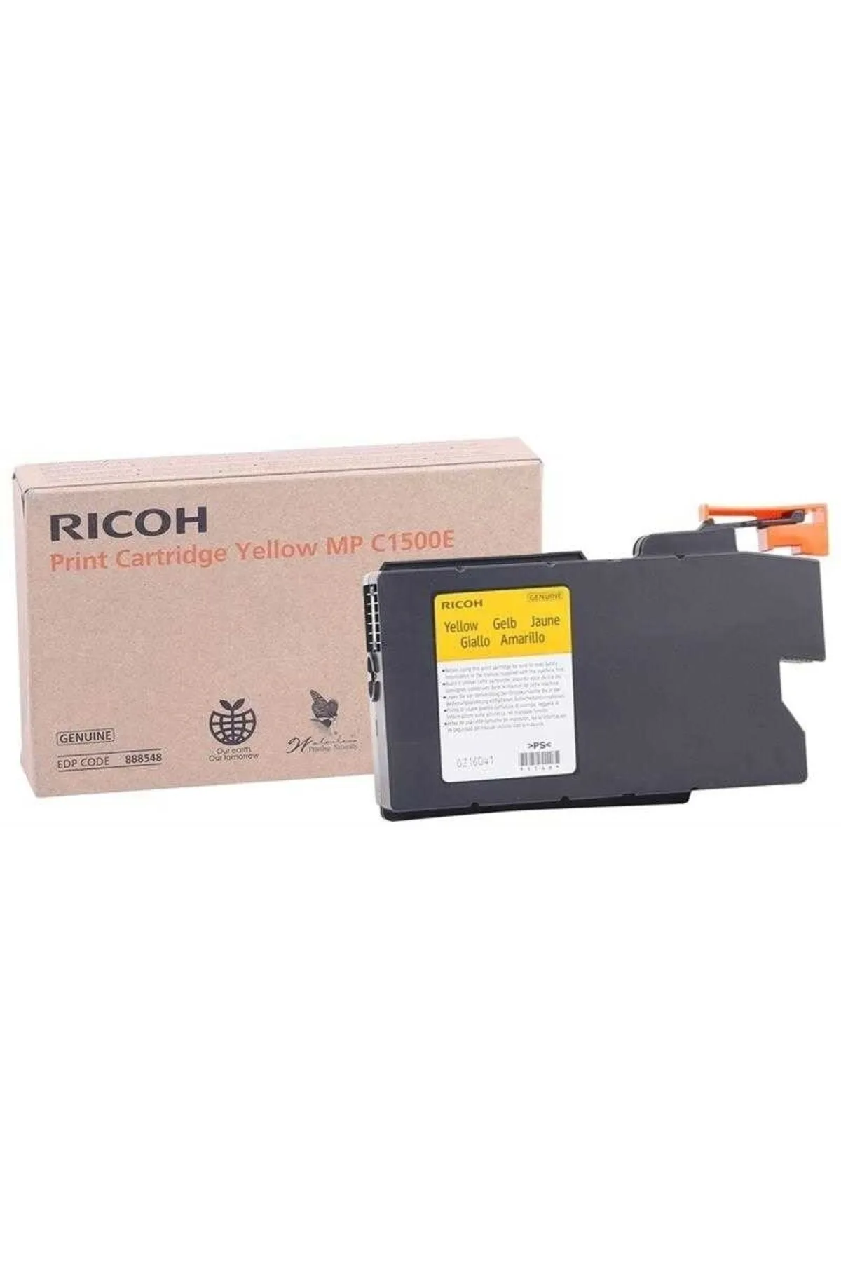 Brother Ricoh Aficio MP-C1500 Sarı  Fotokopi Toner