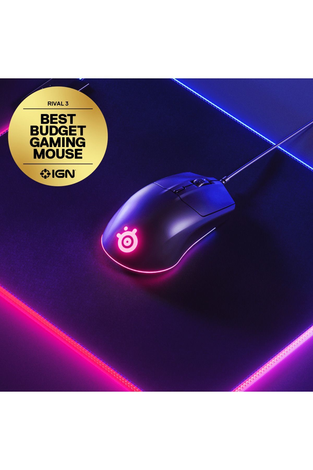 SteelSeries Rival 3 RGB Optik Kablolu Oyuncu Mouse