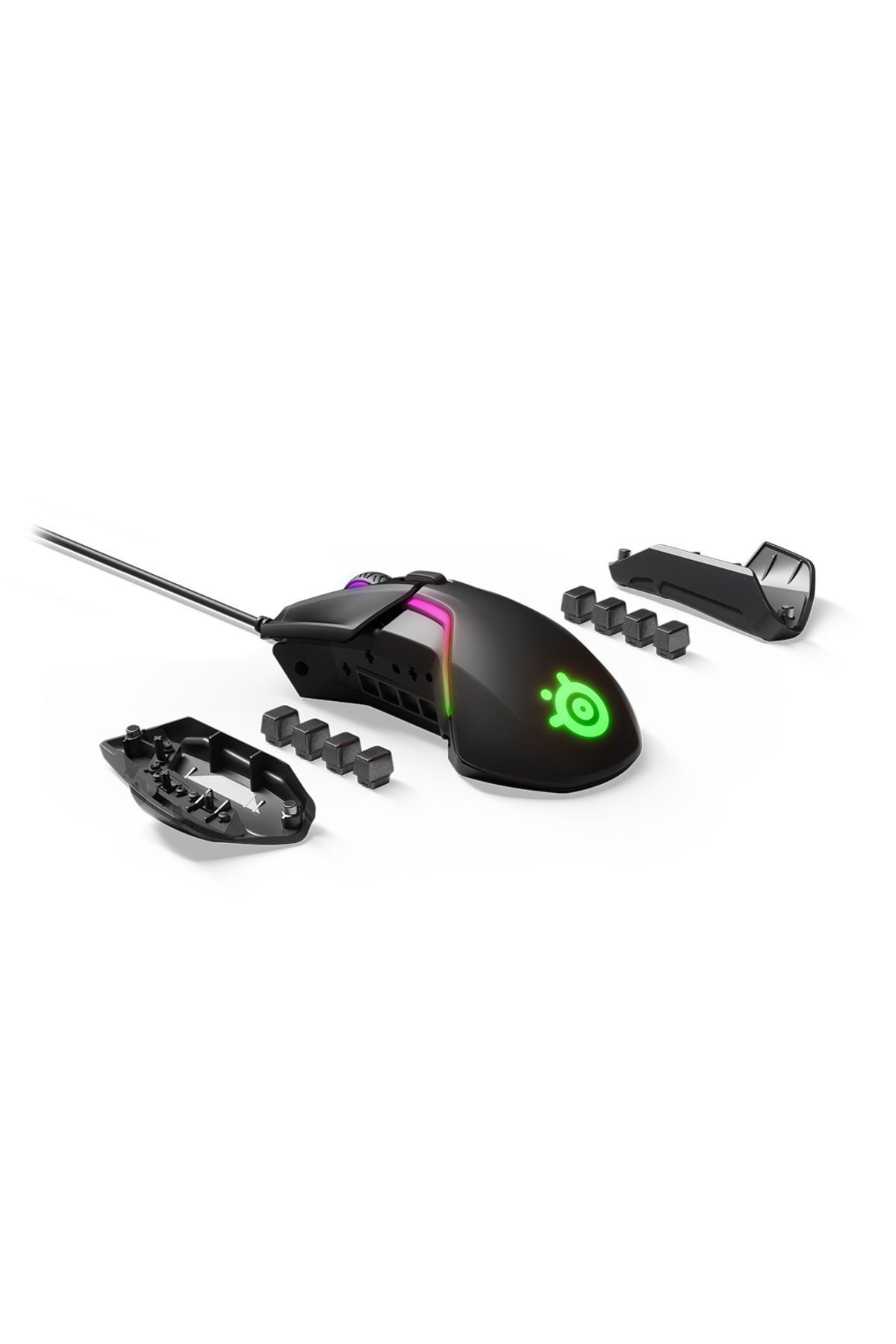 SteelSeries Rival 600 Oyuncu RGB Gaming Mouse Truemove3 Çift Optik Sensör