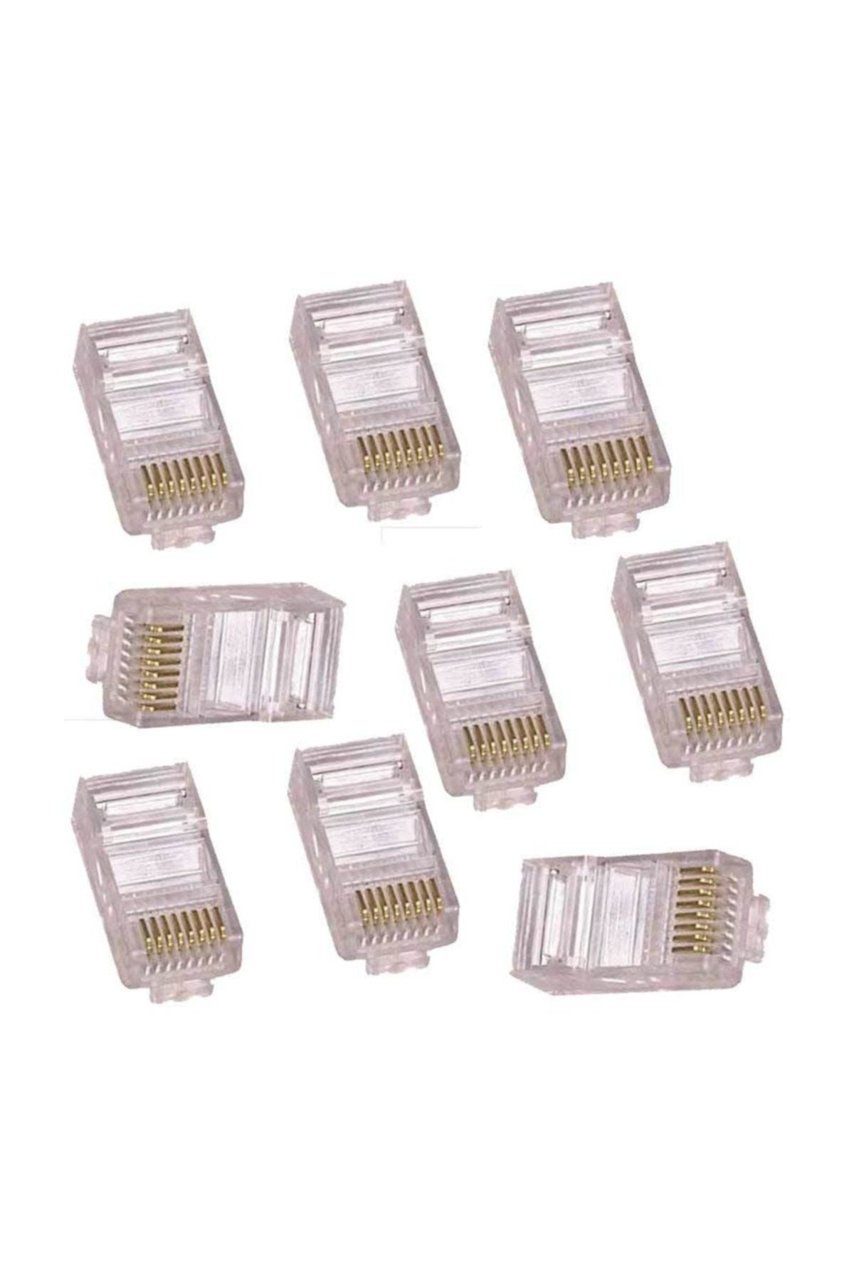 Powermaster Rj45 Cat5/cat6 Uç 8p8c  (100'lük Paket)