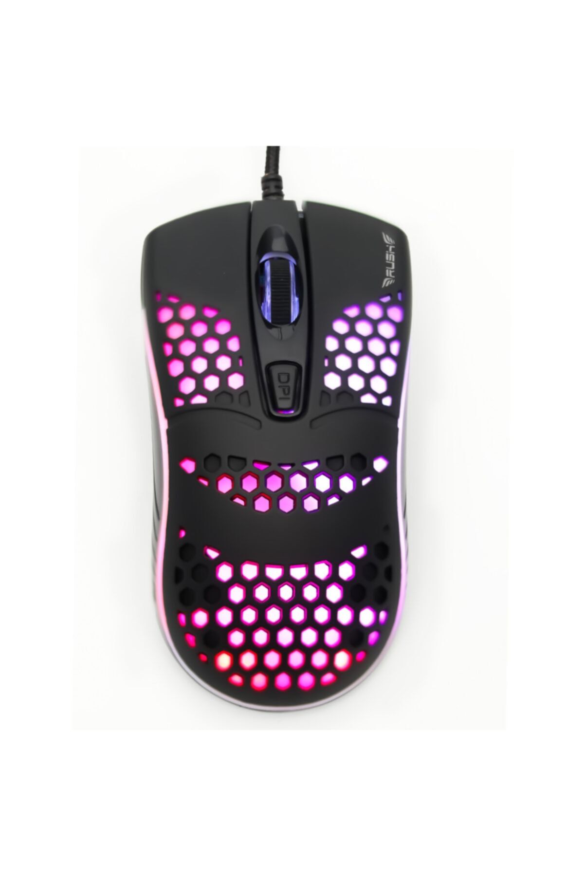 Rush Rm02 Rgb Aydınlatmalı 1600 Dpı Gaming Oyuncu Mouse