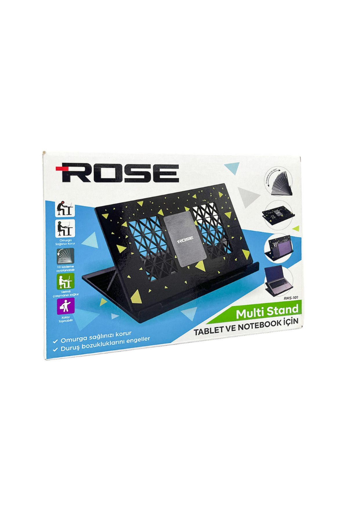 Rose RMS-101 Notebook Tablet 10 Kademeli Multi Stand