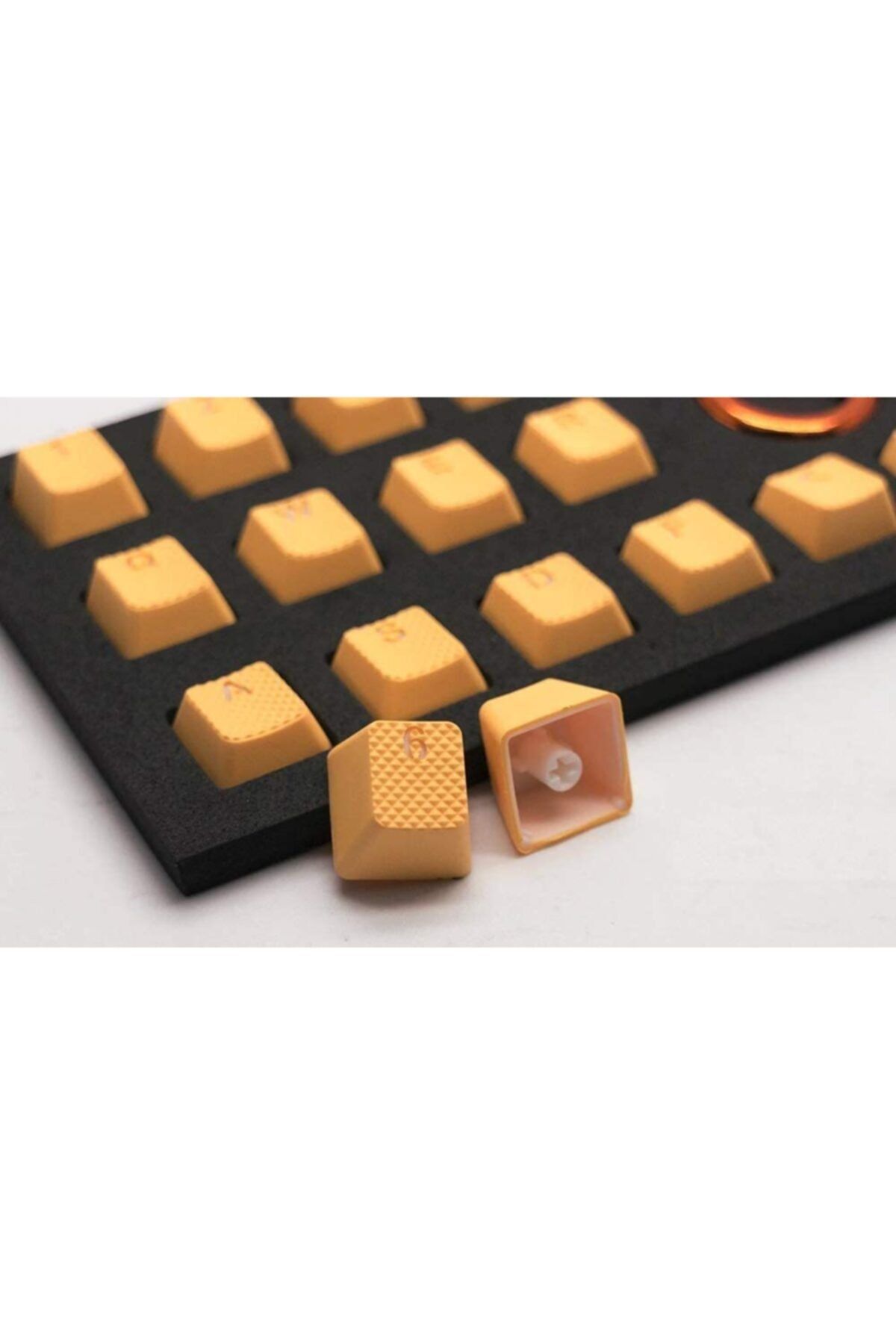 Tai-Hao Ürünler Rubber Gaming Aydınlatmalı Keycaps Set - 18 Keys Rubberized Doubleshot