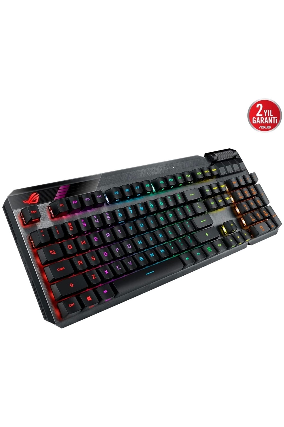 Asus Rog Claymore Iı Rx Red Optik Mekanik Switch Modüler Tkl Rgb Mekanik Kablosuz Gaming (OYUNCU) Kl