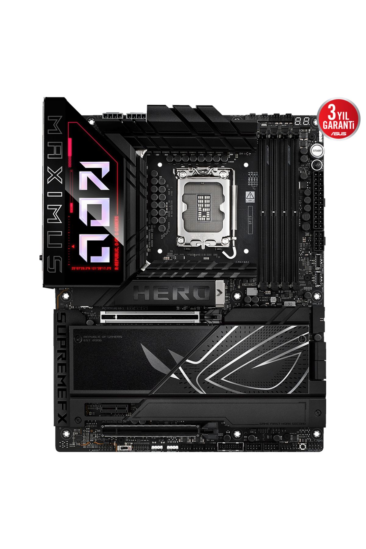 Asus ROG MAX Z890 HERO DDR5 6XM2 USB3.2 WIFI7 RGB LAN ATX