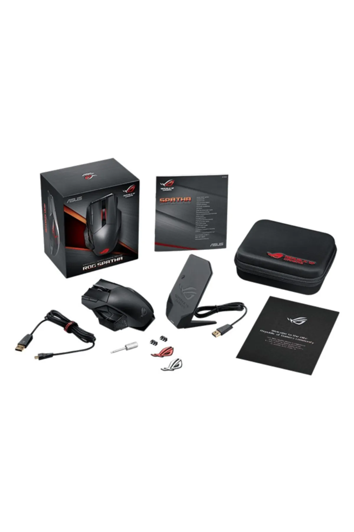 Asus Rog Spatha X Kablolu/kablosuz Optık Gamıng Rgb Mouse Sıyah Modern Tasarım 431550