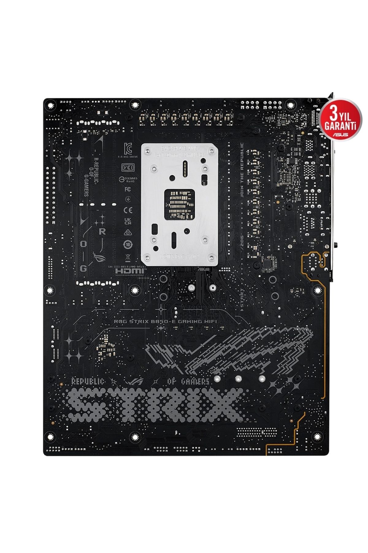 Asus ROG STRIX B850-E GAMING WIFI AMD B850 AM5 DDR5 8000 DP HDMI Type-C 5x M2 USB3.2 Gen 2x2 WiFi 7