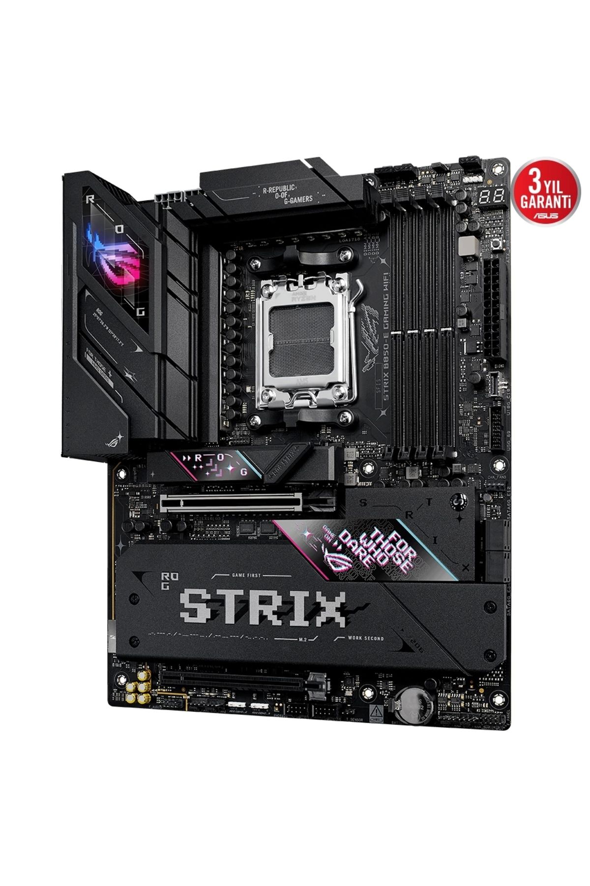 Asus ROG STRIX B850-E GAMING WIFI AMD B850 AM5 DDR5 8000 DP HDMI Type-C 5x M2 USB3.2 Gen 2x2 WiFi 7