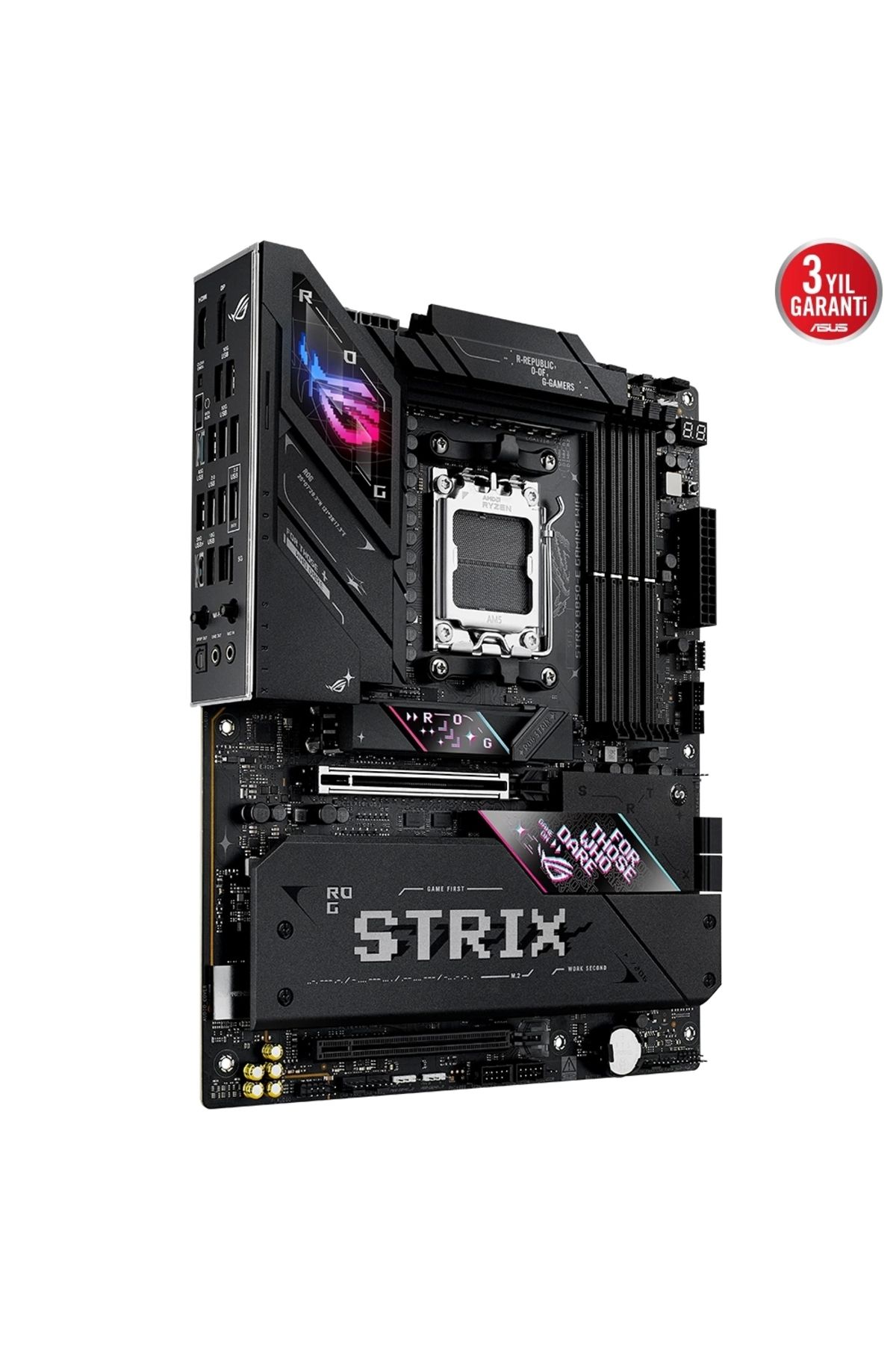 Asus ROG STRIX B850-E GAMING WIFI AMD B850 AM5 DDR5 8000 DP HDMI Type-C 5x M2 USB3.2 Gen 2x2 WiFi 7