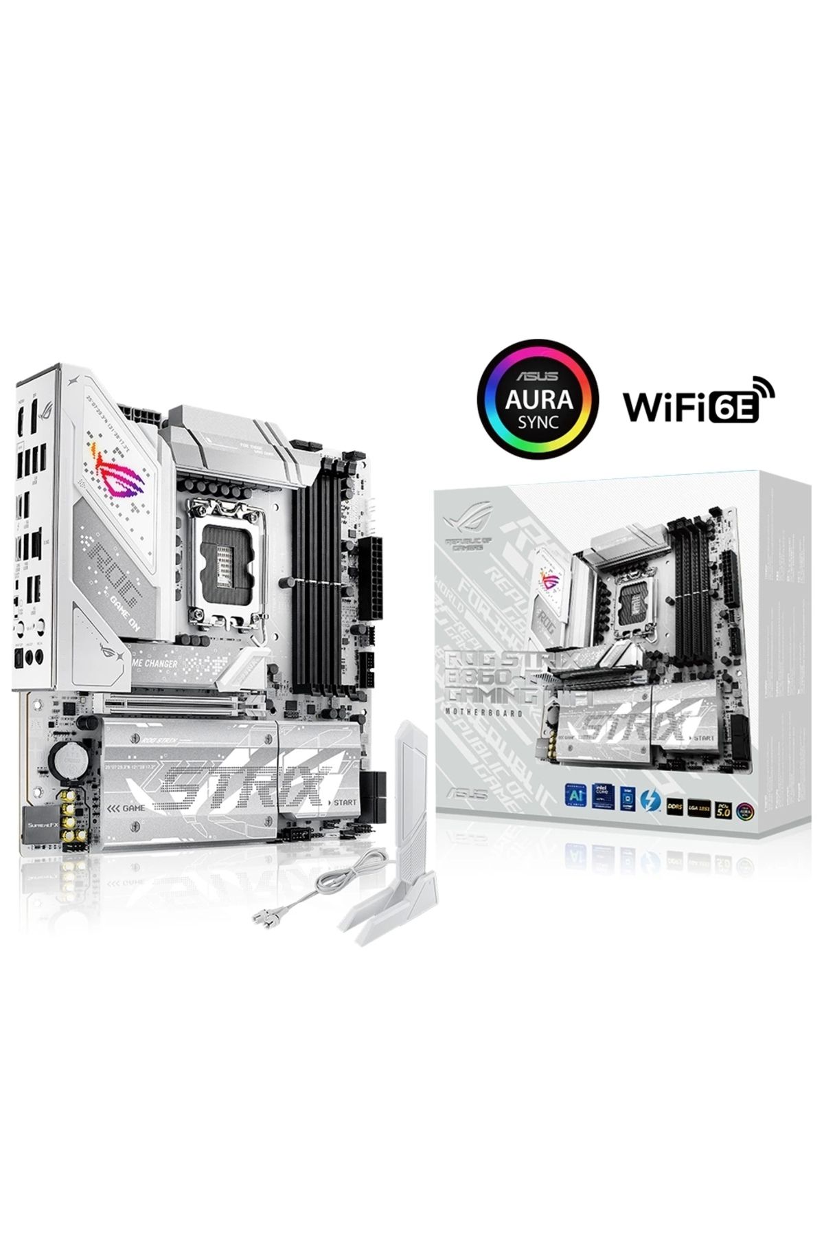 Asus ROG STRIX B860-G GAMING WIFI Intel B860 LGA1851 DDR5 8600 DP HDMI Type-C 4x M2 USB3.2 mATX