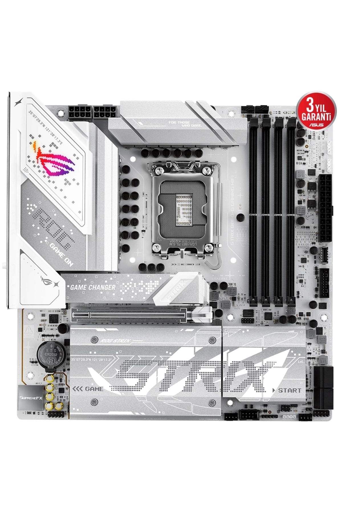 Asus ROG STRIX B860-G GAMING WIFI Intel B860 LGA1851 DDR5 8600 DP HDMI Type-C 4x M2 USB3.2 mATX