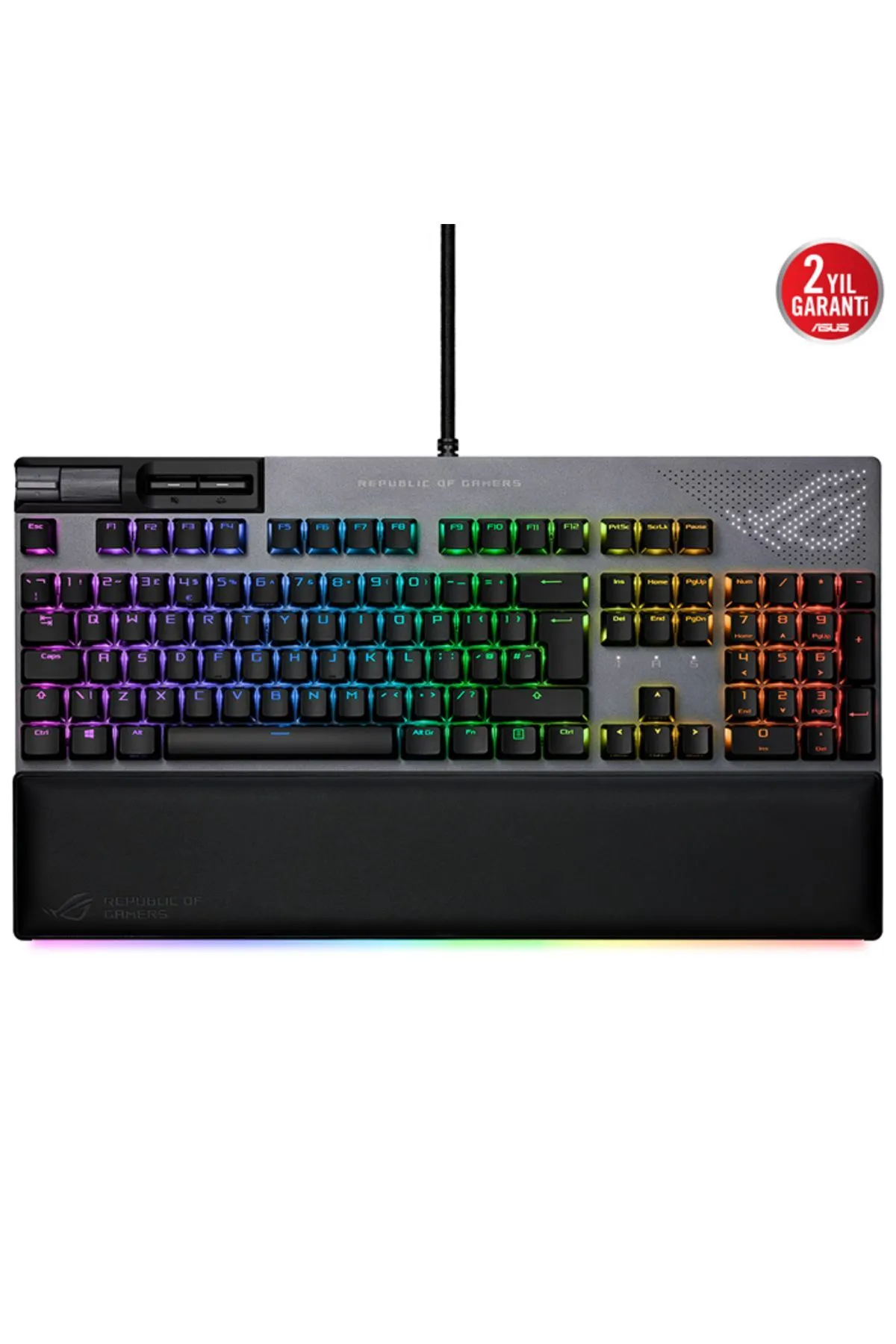 Asus Rog Strix Flare Iı Animate Rog Nx Red Switch Rgb Mekanik Kablolu Gaming (OYUNCU) Klavye