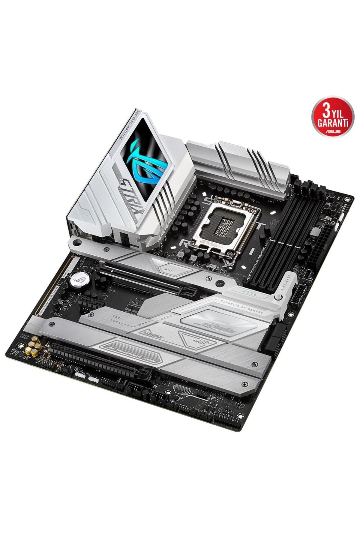 Asus ROG STRIX Z790-A GAMING WIFI II LGA1700 DDR5 8000 DP HDMI 5X M2 USB3.2 WİFİ  RGB 2.5GBİT