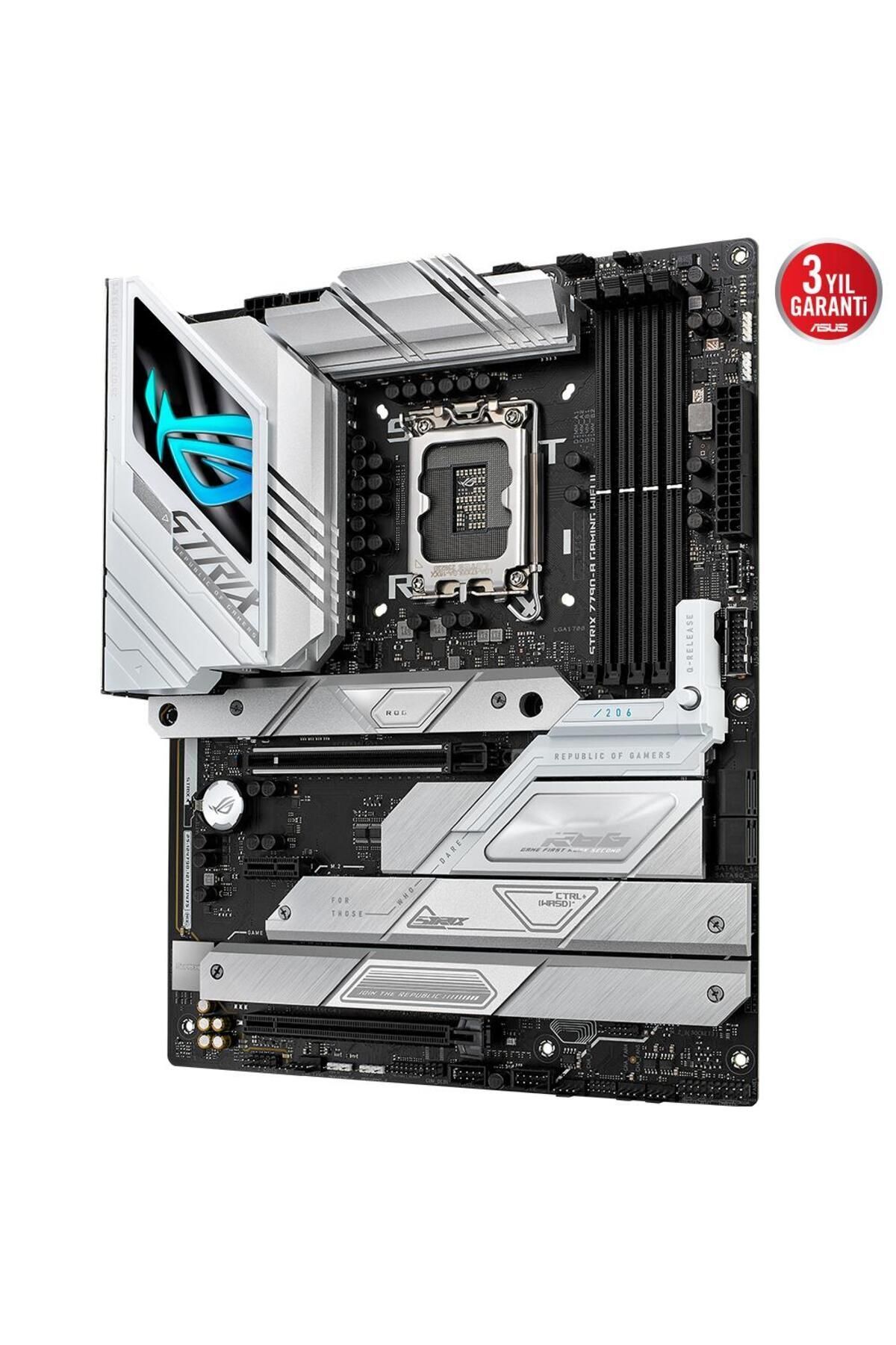 Asus ROG STRIX Z790-A GAMING WIFI II LGA1700 DDR5 8000 DP HDMI 5X M2 USB3.2 WİFİ  RGB 2.5GBİT