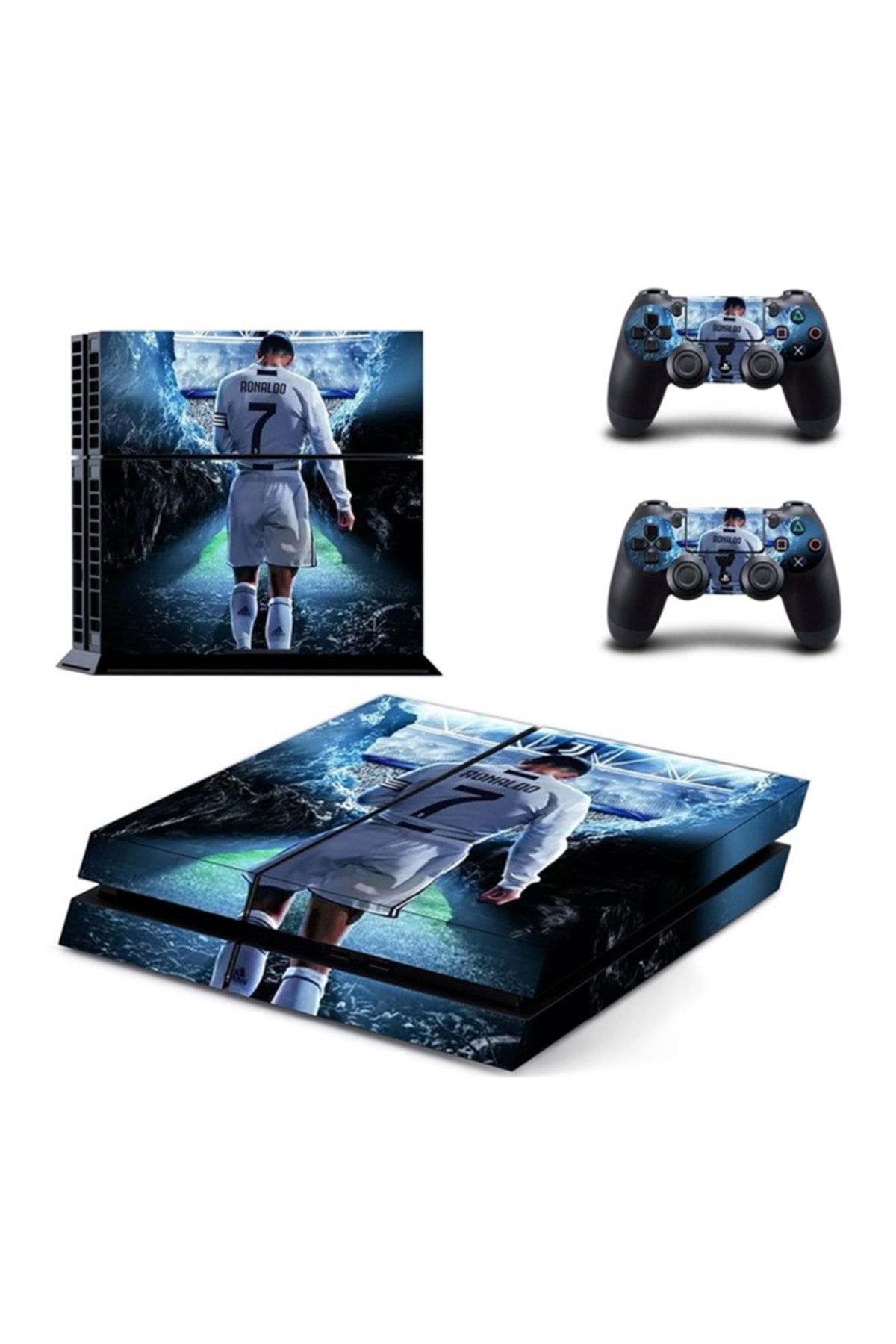 Genel Markalar Ronaldo Playstation 4 Fat Kasa Sticker Kaplama