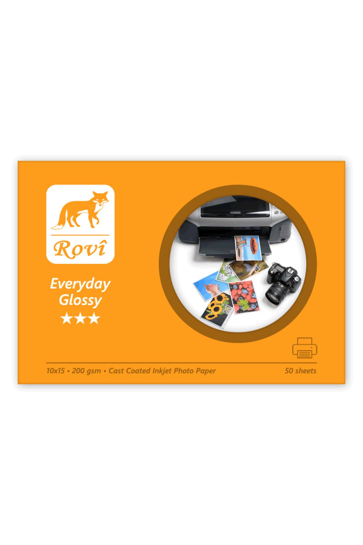 ROVİ Rovi Everyday Parlak Fotoğraf Kağıdı 200gsm 50yp 10x15