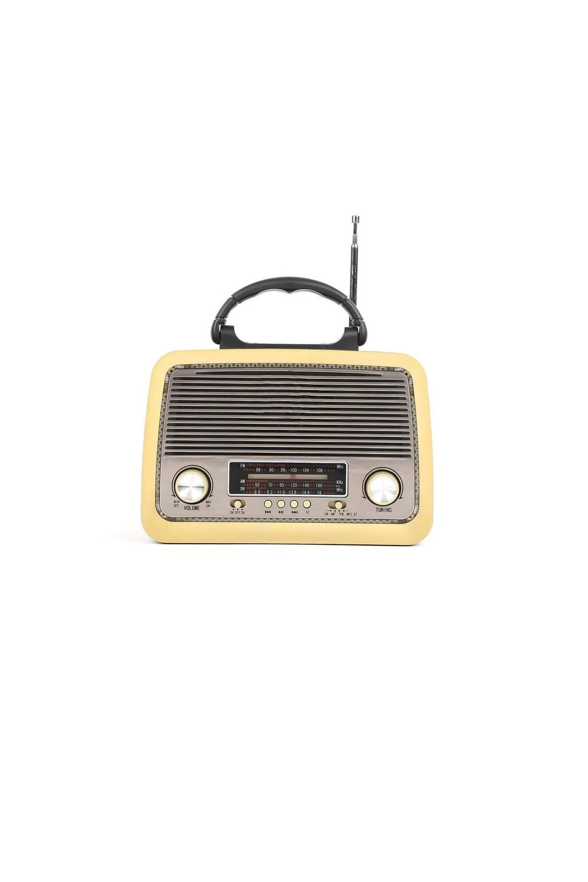 PrimeSegment Rt-301 Nostaljik Radyo Bluetooh Müzik Kutusu Fm-sd Kart-aux