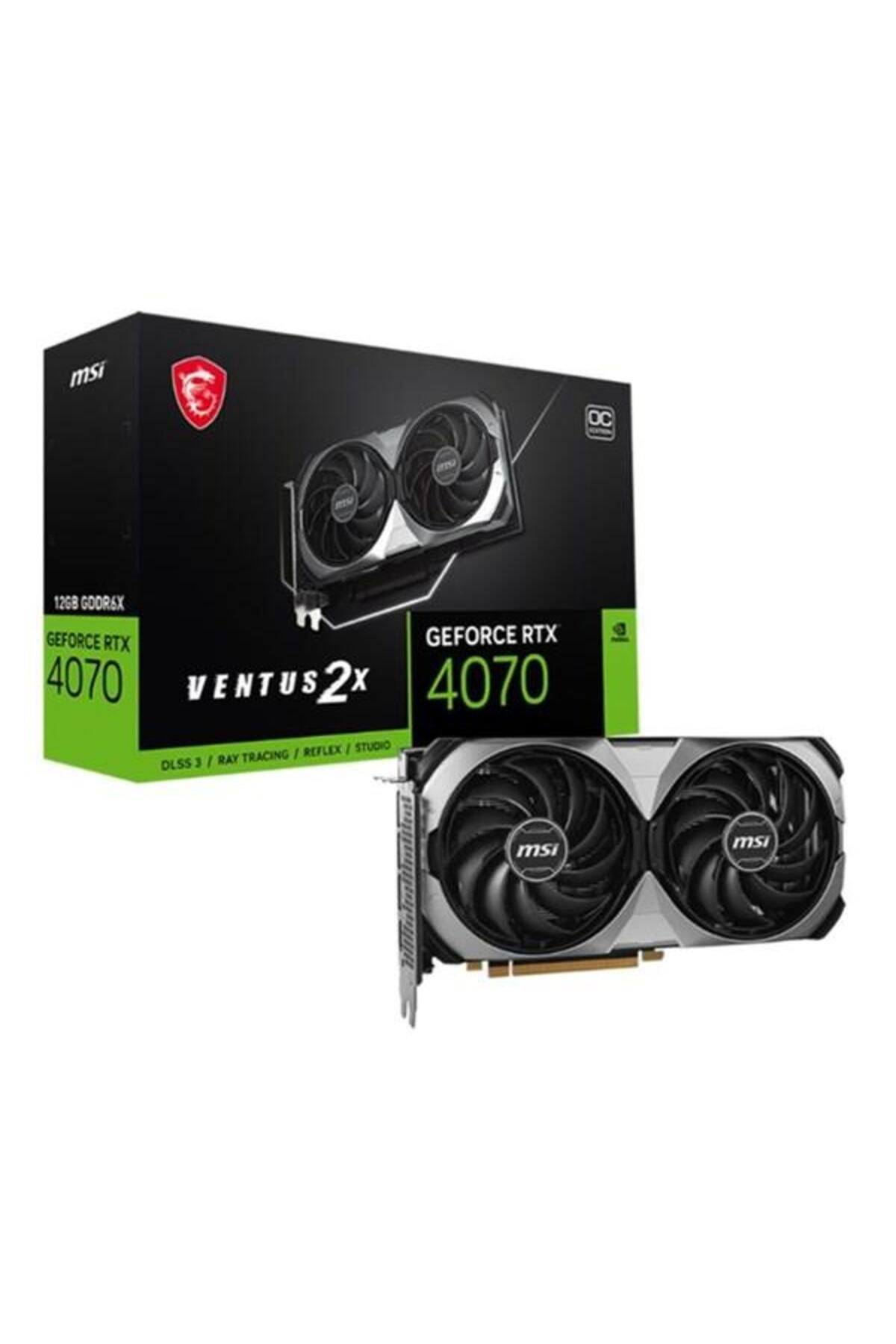 MSI Rtx4070 12gb Ventus 2x E 12g Oc Gddr6x 192bit Hdmı Dp Pcıe 4.0