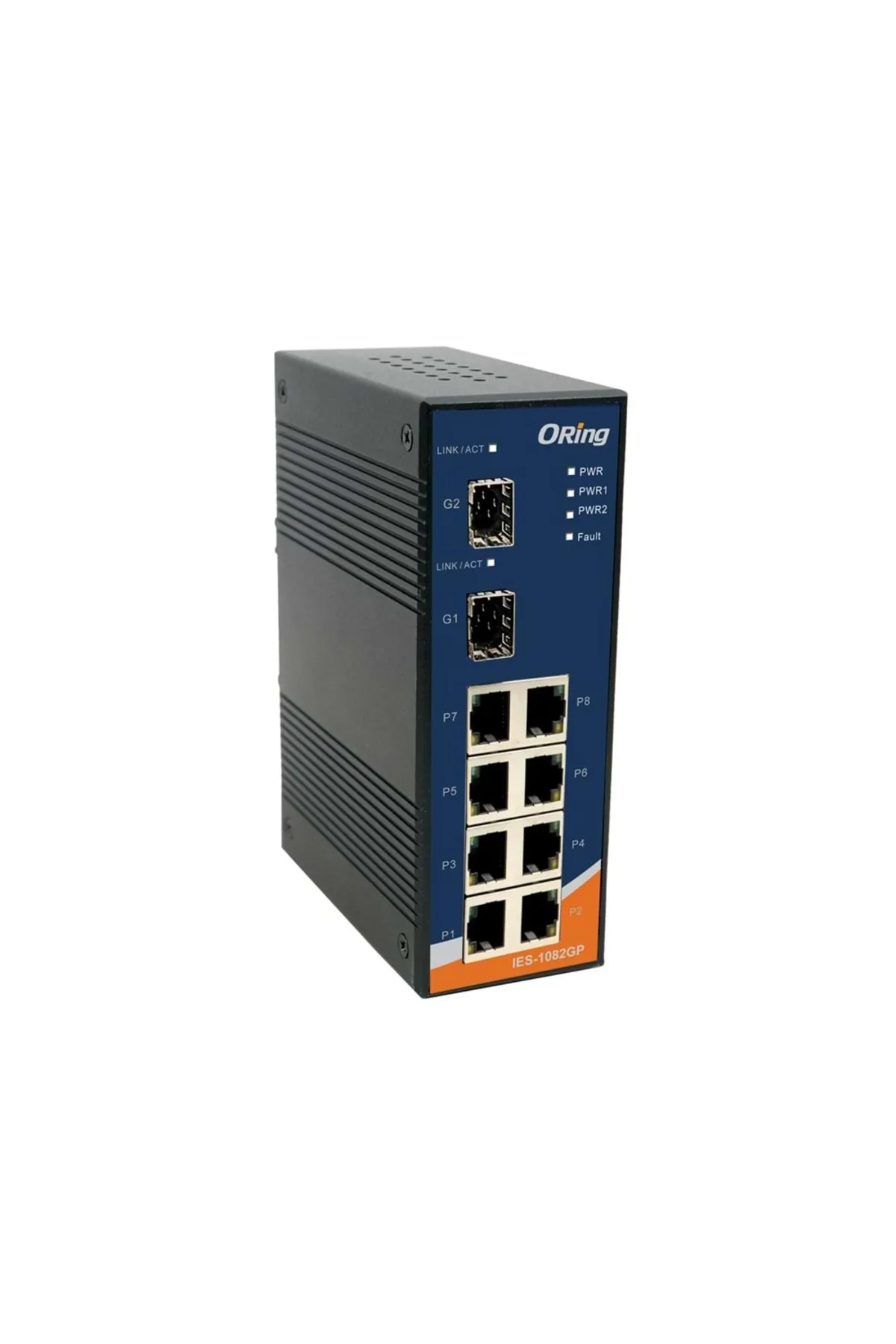 OringNetworking Rugged 8x 10/100TX (RJ-45) + 2x 1000FX (SFP)