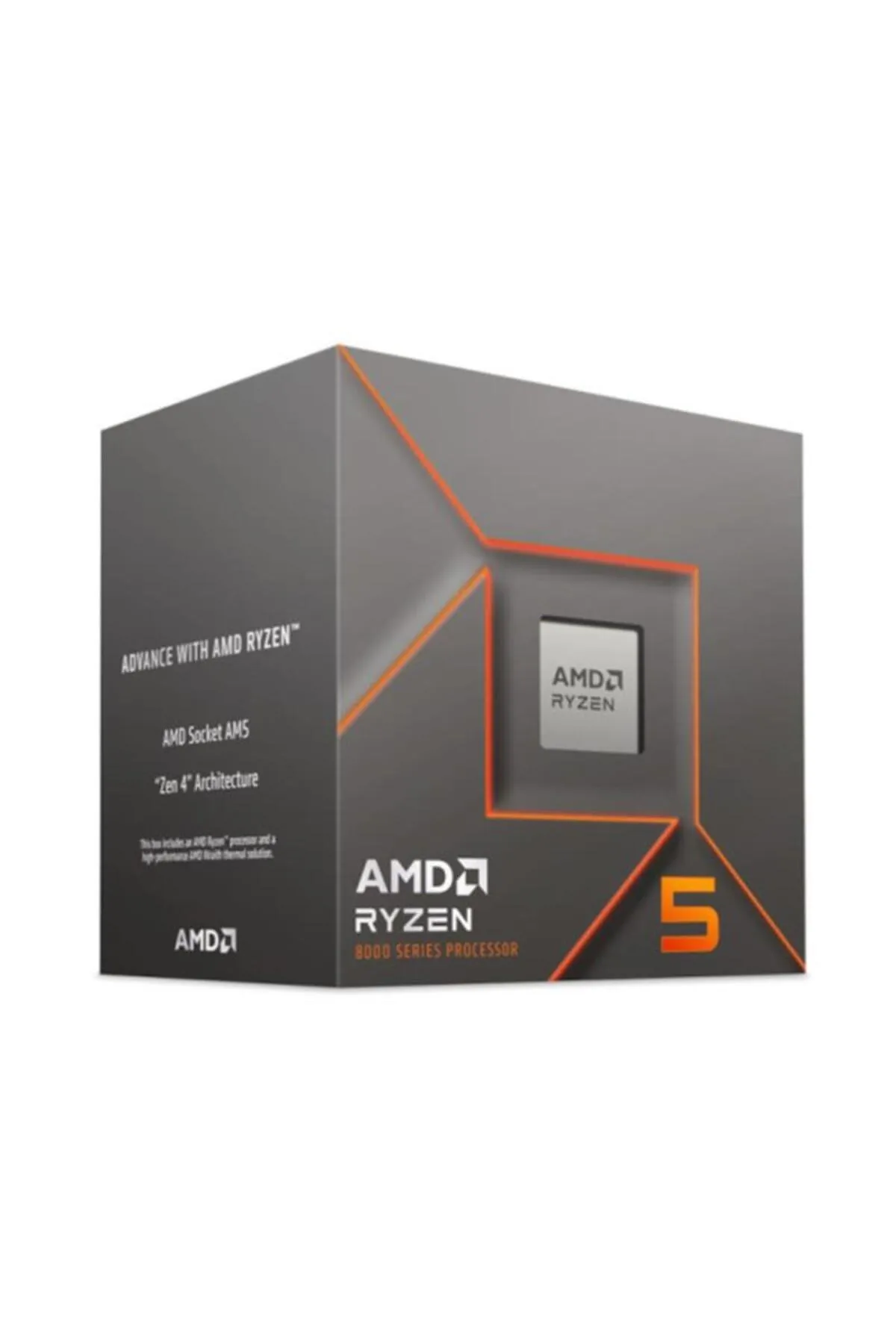 AMD Ryzen 5 8400f 4.2ghz 16mb 65w Am5 Fanlı