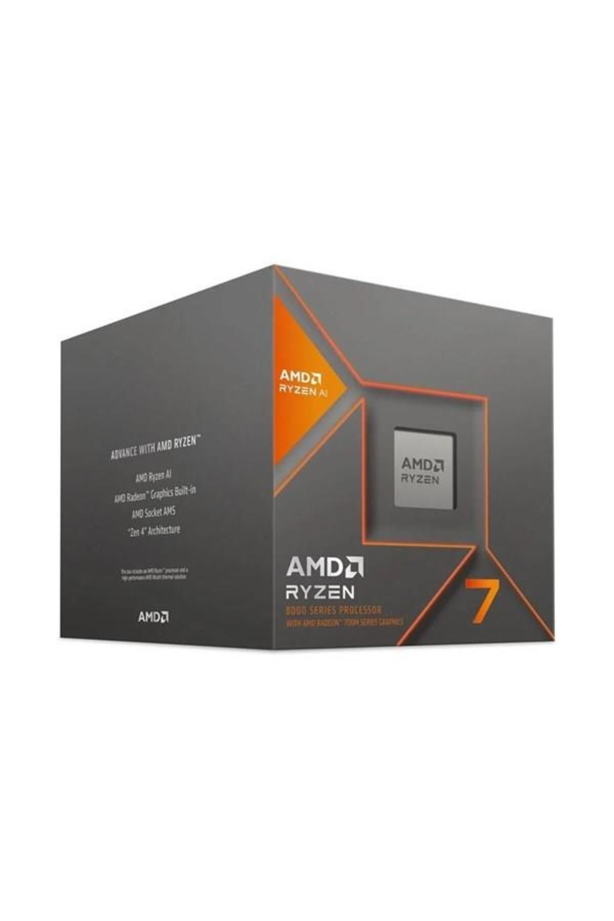 AMD Ryzen 7 8700g 24mb 8çekirdekli O/b Uhd Am5 65w Kutulu Fanlı