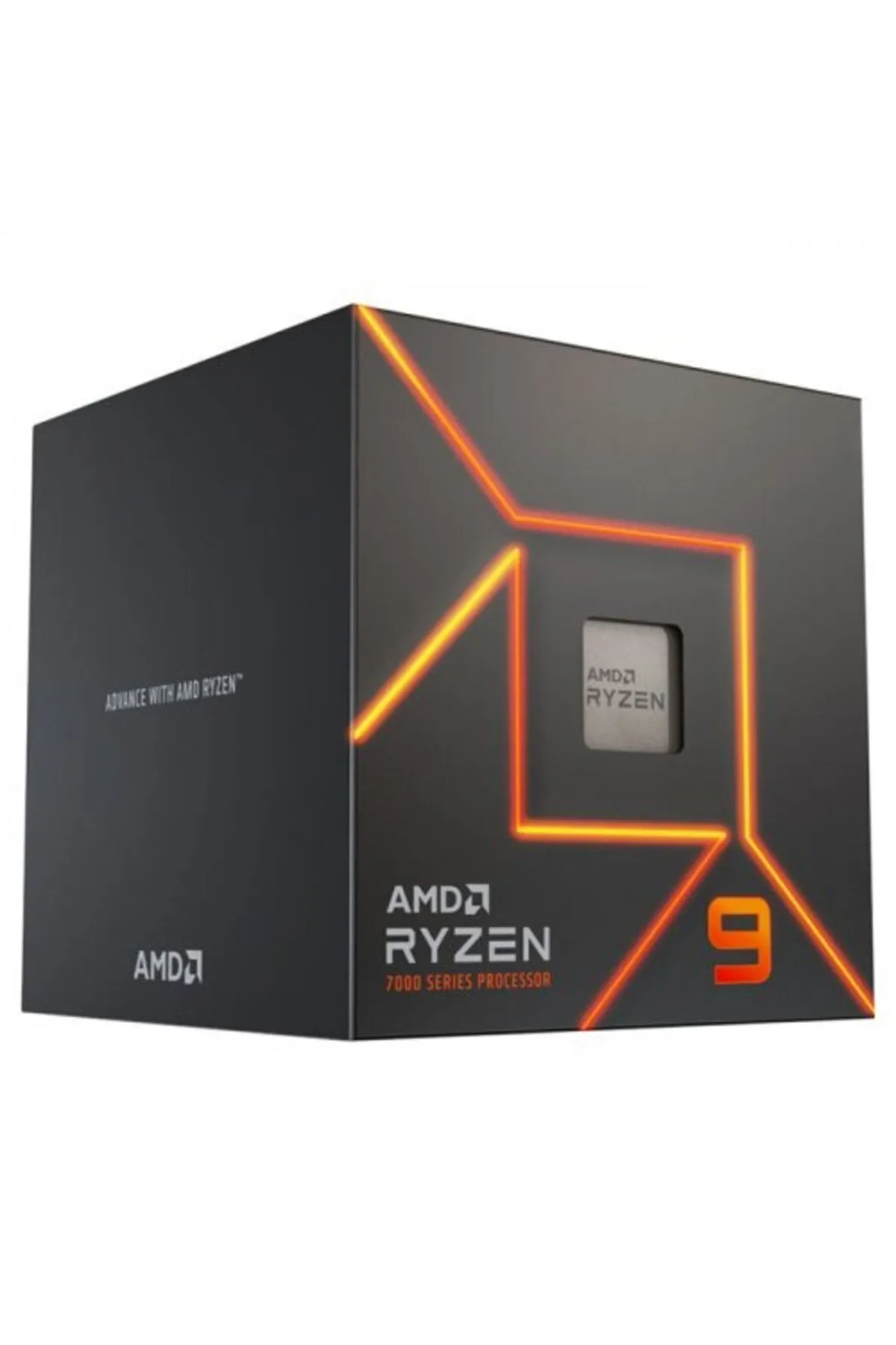 AMD Ryzen 9 7900 12 Core, 3,70-5.40ghz, 76mb Cache, 170w, Am5 Soket, Box (kutulu) (grafik Kart Yok,