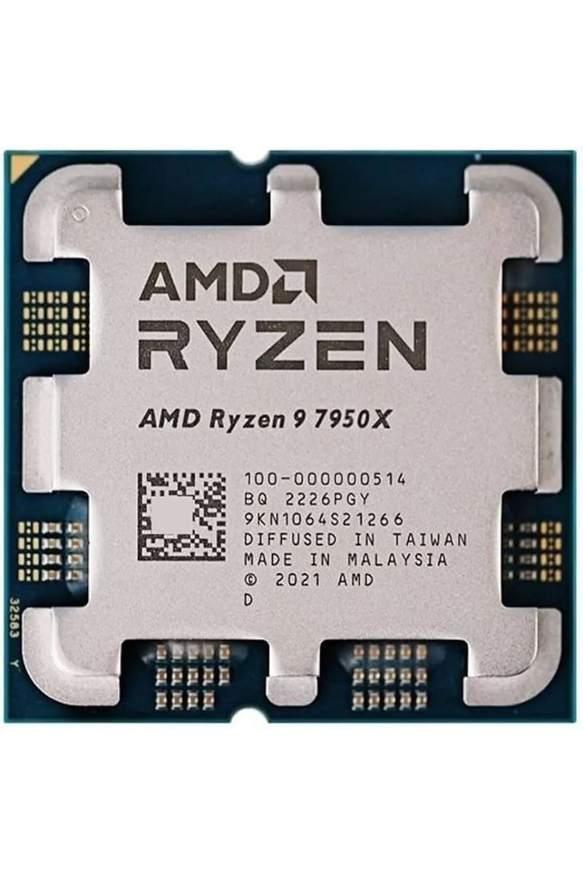 AMD Ryzen 9 7950X 4.50GHz 64MB AM5 TRAY İşlemci (Grafik Kart VAR, Fan YOK)