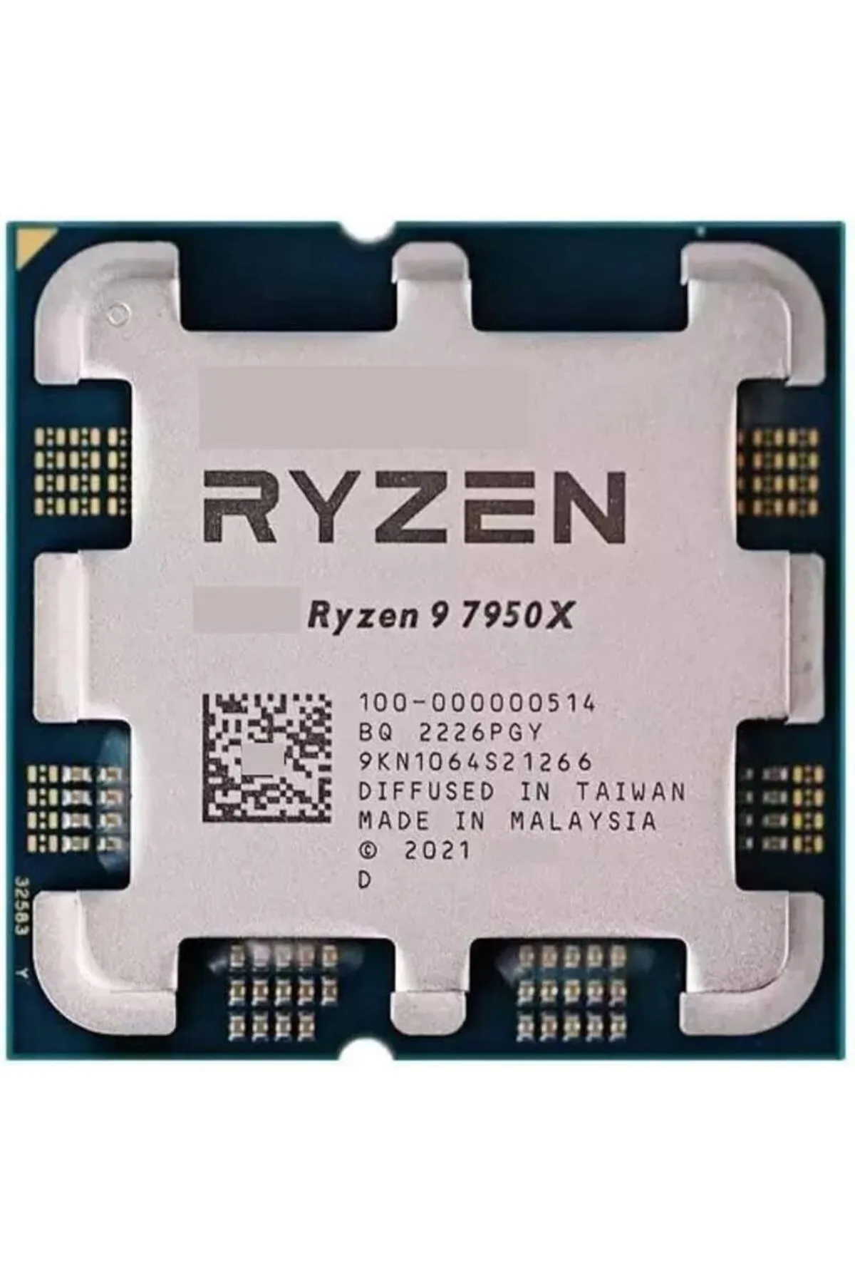 AMD Ryzen 9 7950x 80mb 16çekirdekli Vga Yok Am5 170w Kutusuz Fansız