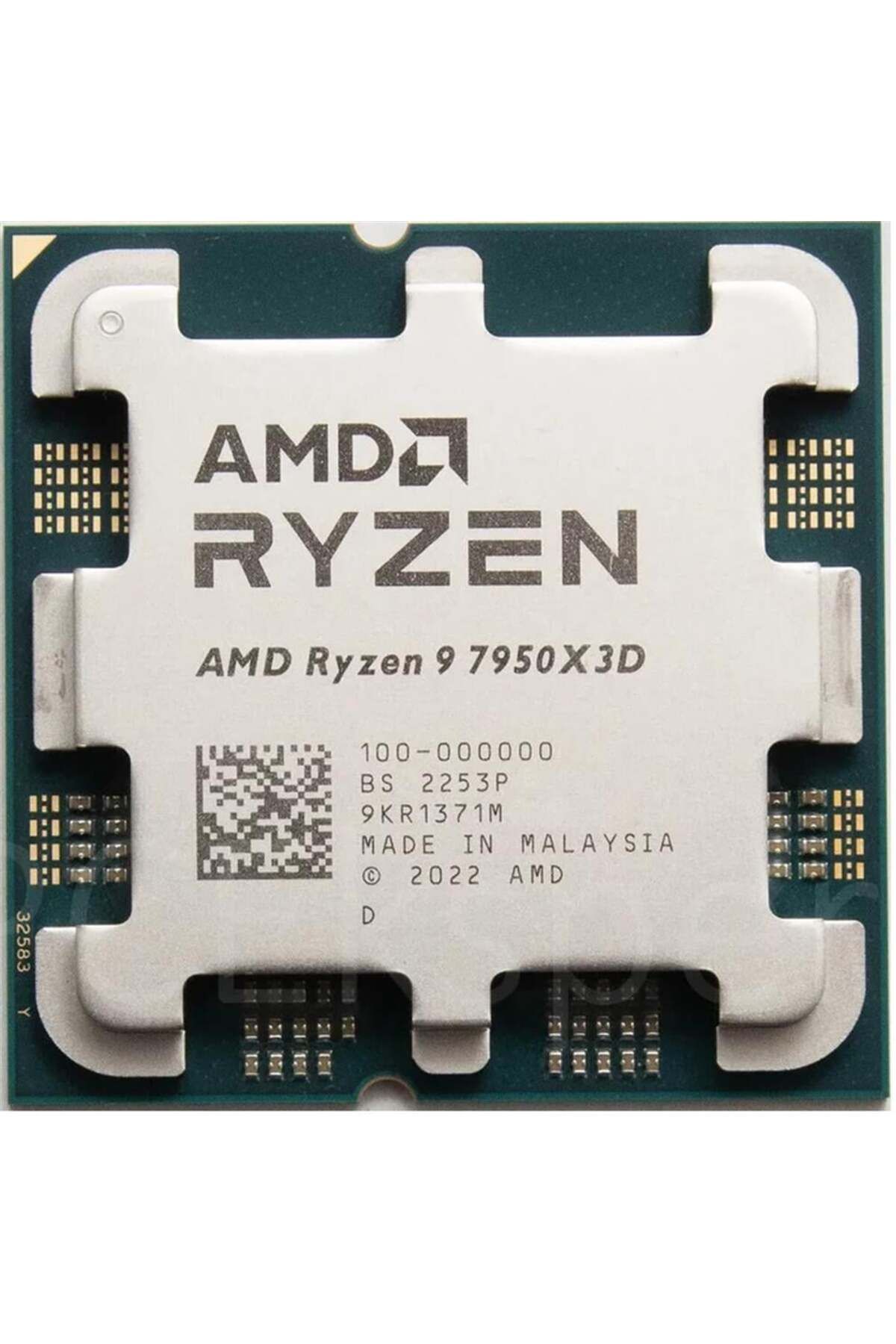 AMD Ryzen 9 7950x3d Tray 4.20ghz 128mb Am5 (GRAFİK KART VAR, FAN YOK) Işlemci Kutusuz