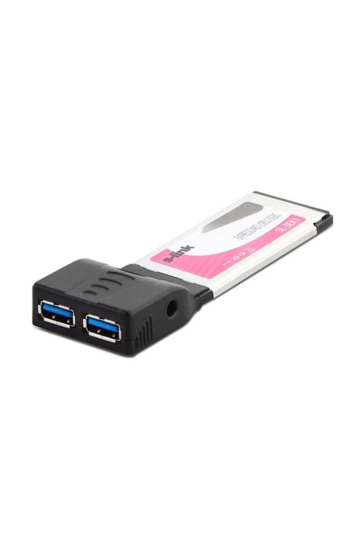 S-link S-Lınk Sl-3Ex1 2 Port Usb 3.0 Pcmcı Express Kart