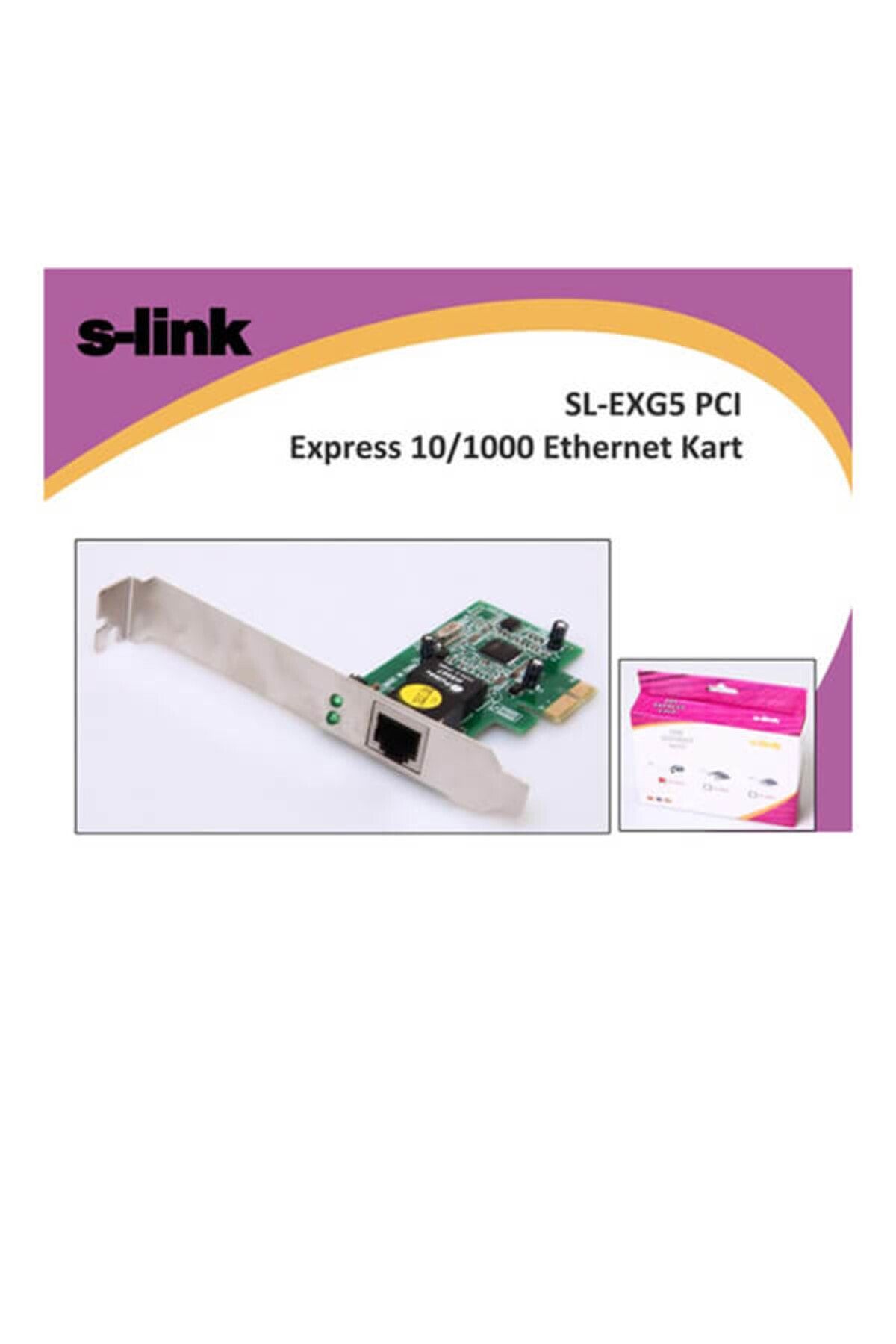 S-link S-Lınk Sl-Exg5 10/100/1000 Pci Express Gigabit Ethernet Kartı