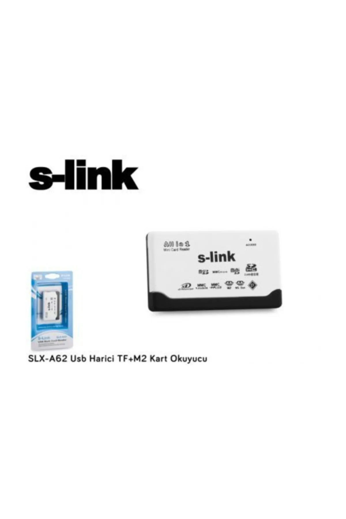 S-link S-Lınk Slx-A62 Usb 2.0 Harici Çoklu Kart Okuyucu