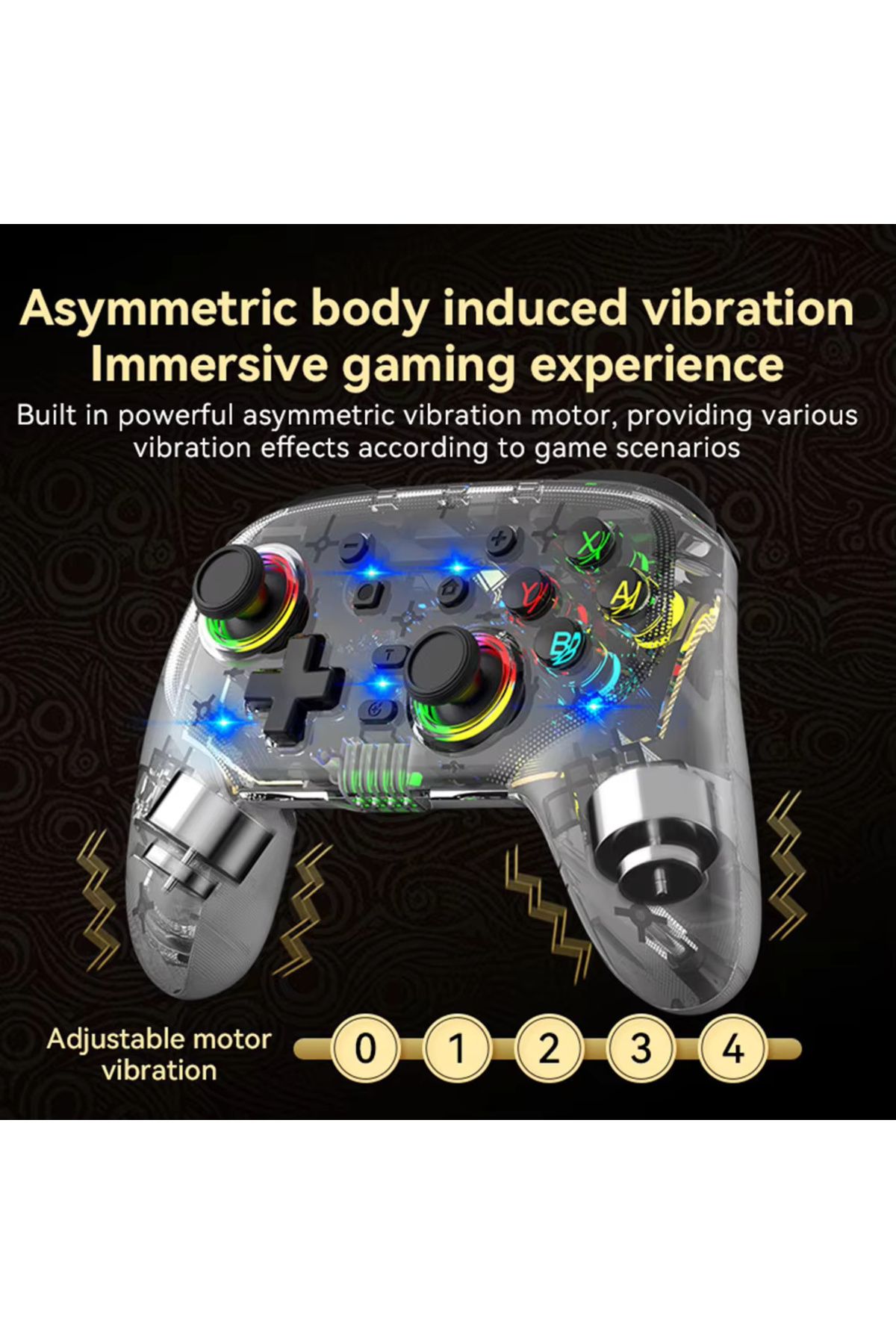 MEGAMUS S09 kablosuz oyun denetleyicisi  konsolu Gamepad oyun uzaktan Joystick Nintendo