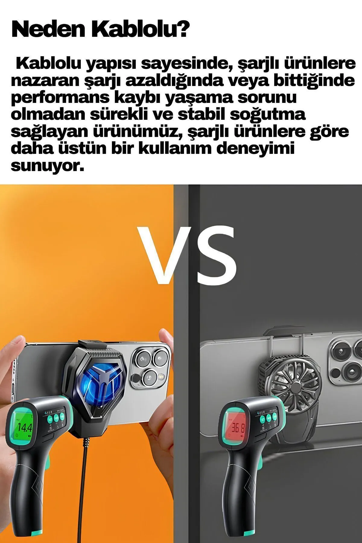 Abbruch S10 Radyatör Telefon Soğutucu Fan Hızlı Ve Güçlü Soğutma Tüm Telefonlara Uyumlu