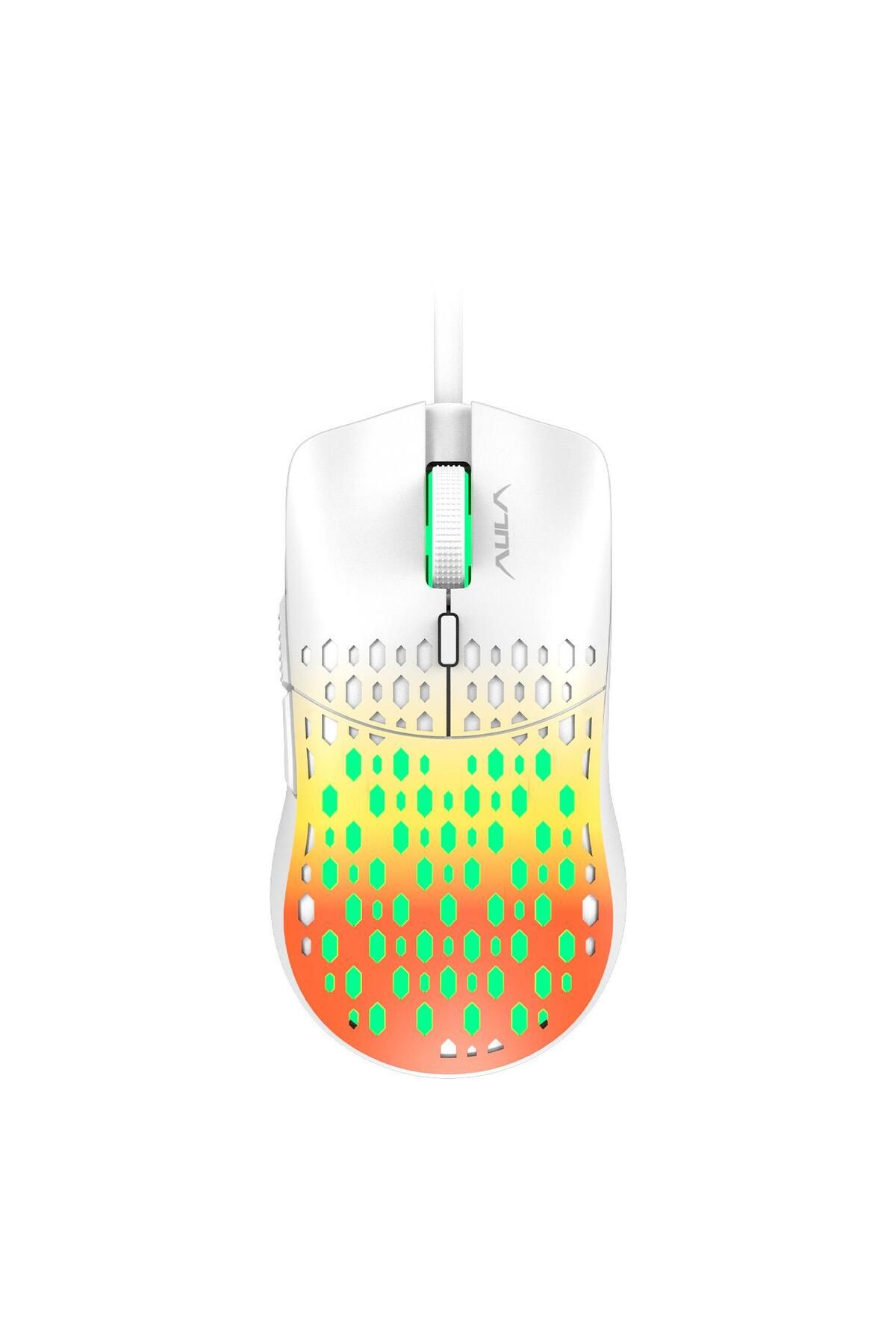 Aula S11 Pro 3600dpı Rgb Optik Gaming Mouse Turuncu