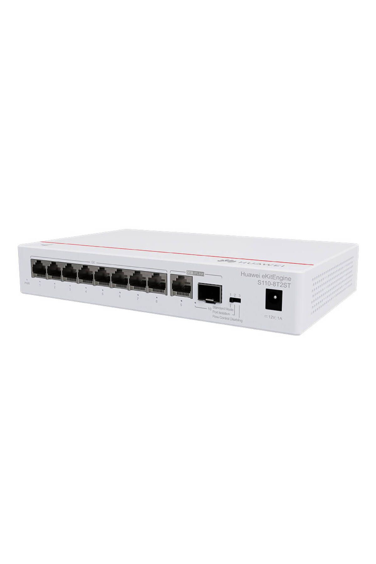 Huawei S110-8T2ST,S110-8T2ST,S110-8T2ST (8*10/100/1000BASE-T ports, 1*GE SFP port, 1*10/100/1000BASE-T port