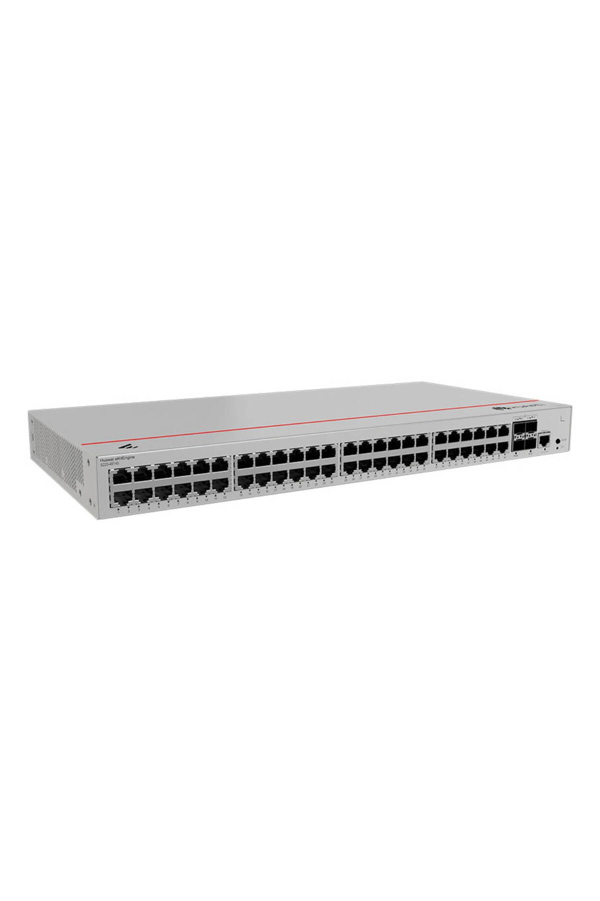 Huawei S220-48T4S,S220-48T4S,S220-48T4S (48*10/100/1000BASE-T ports, 4*GE SFP ports, built-in AC power)